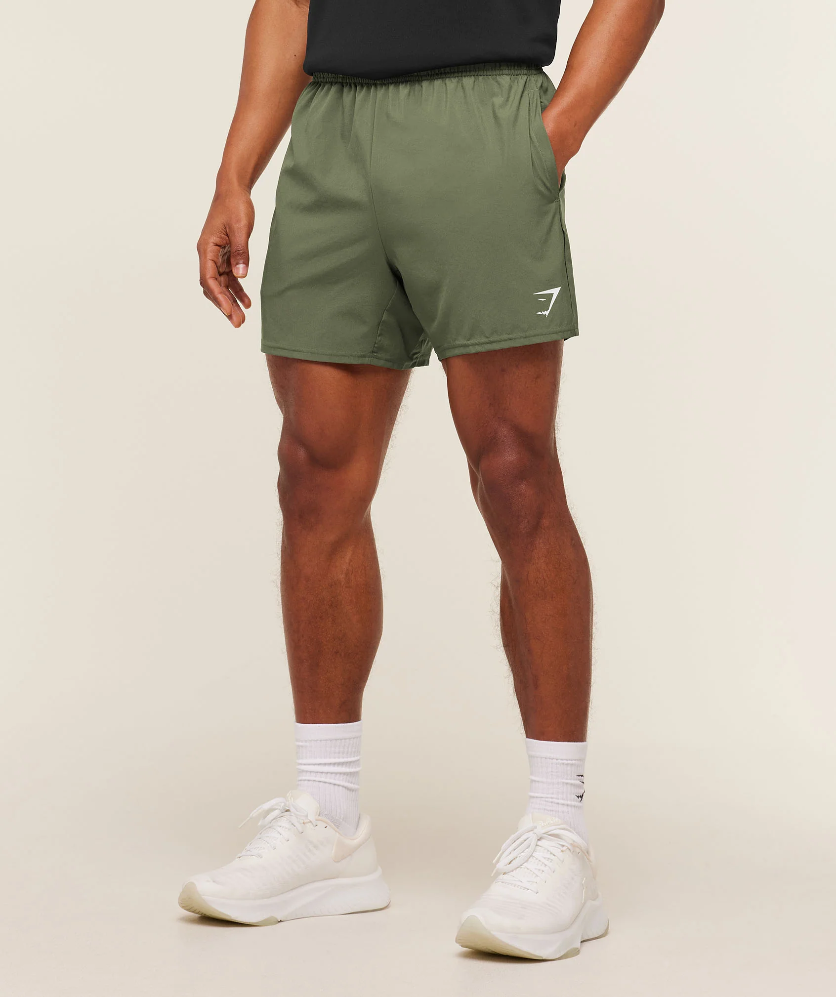 Arrival 5" Shorts in Core Olive for Conditioning Sessions