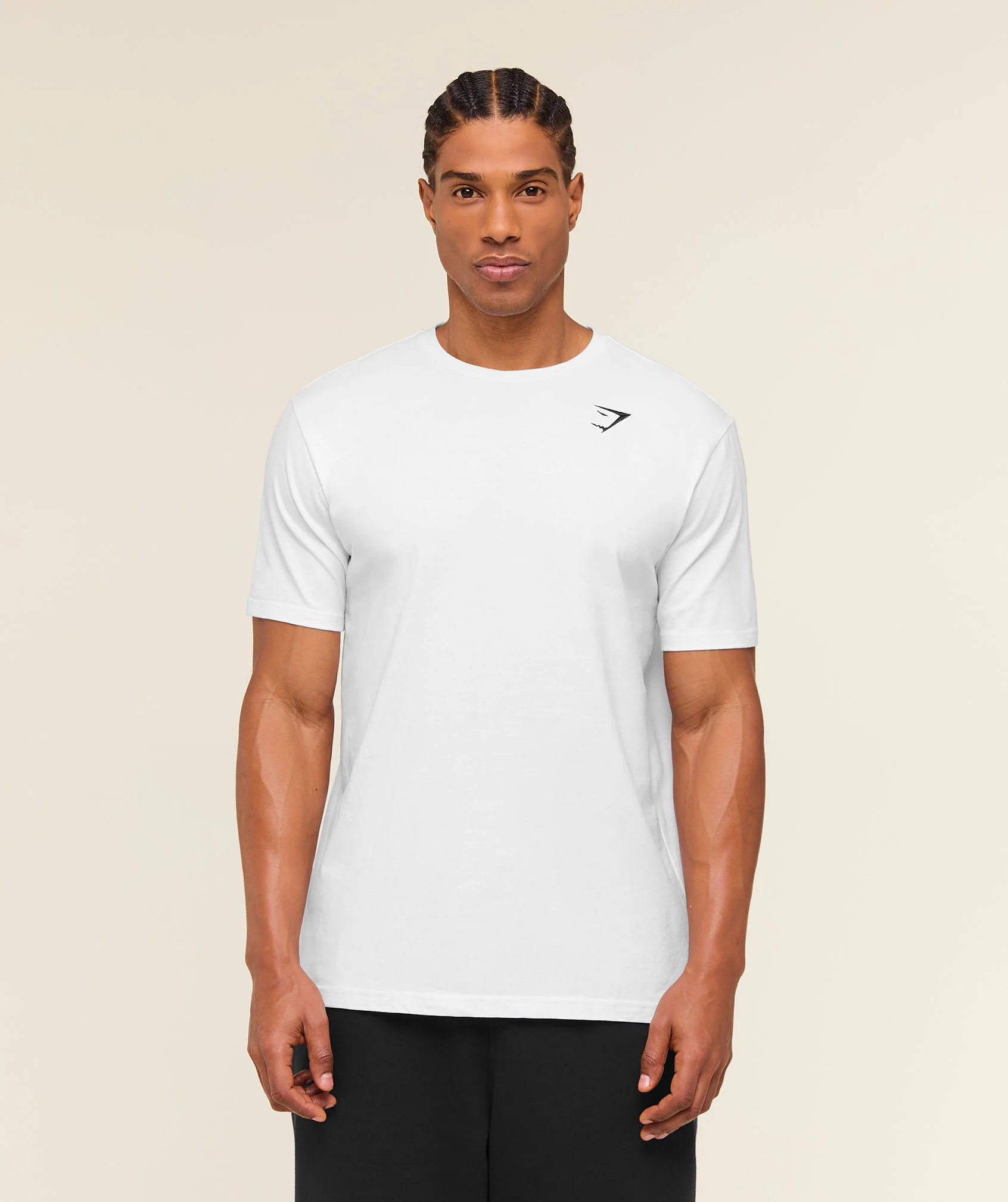 Gymshark Crest T-Shirt Cotton Regular Fit Gym Tee