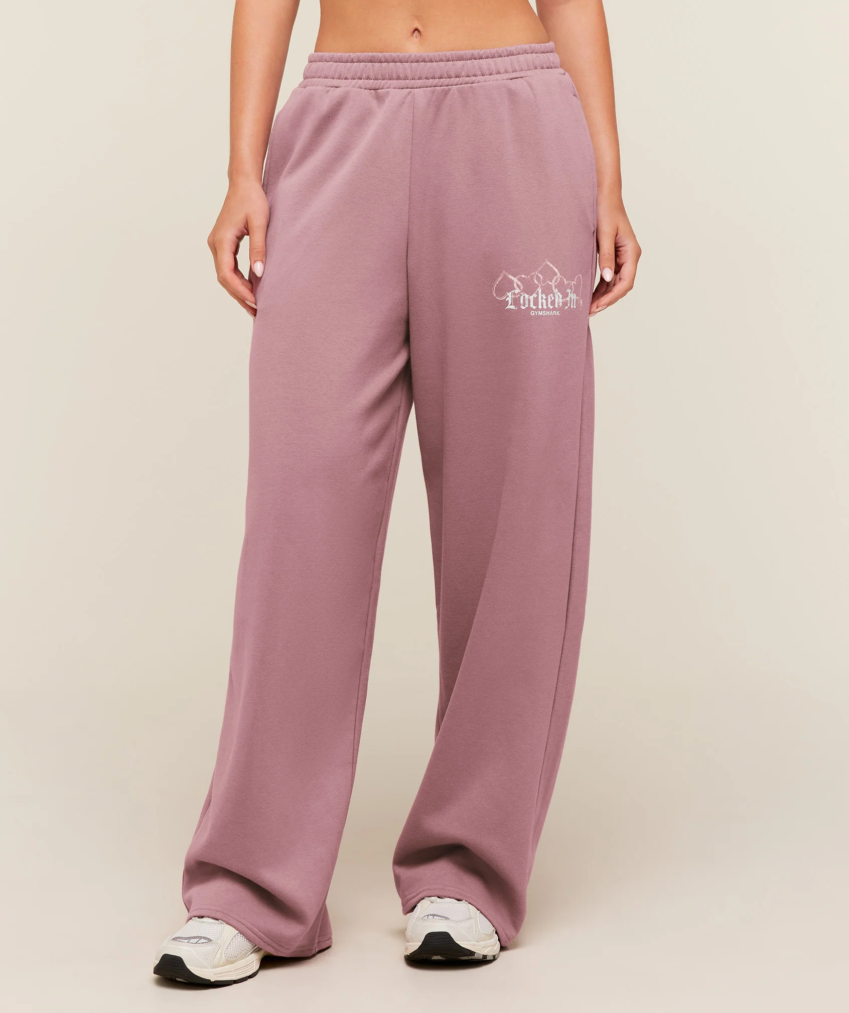 Gymshark Locked In Graphic Sweatpants with Straight Leg