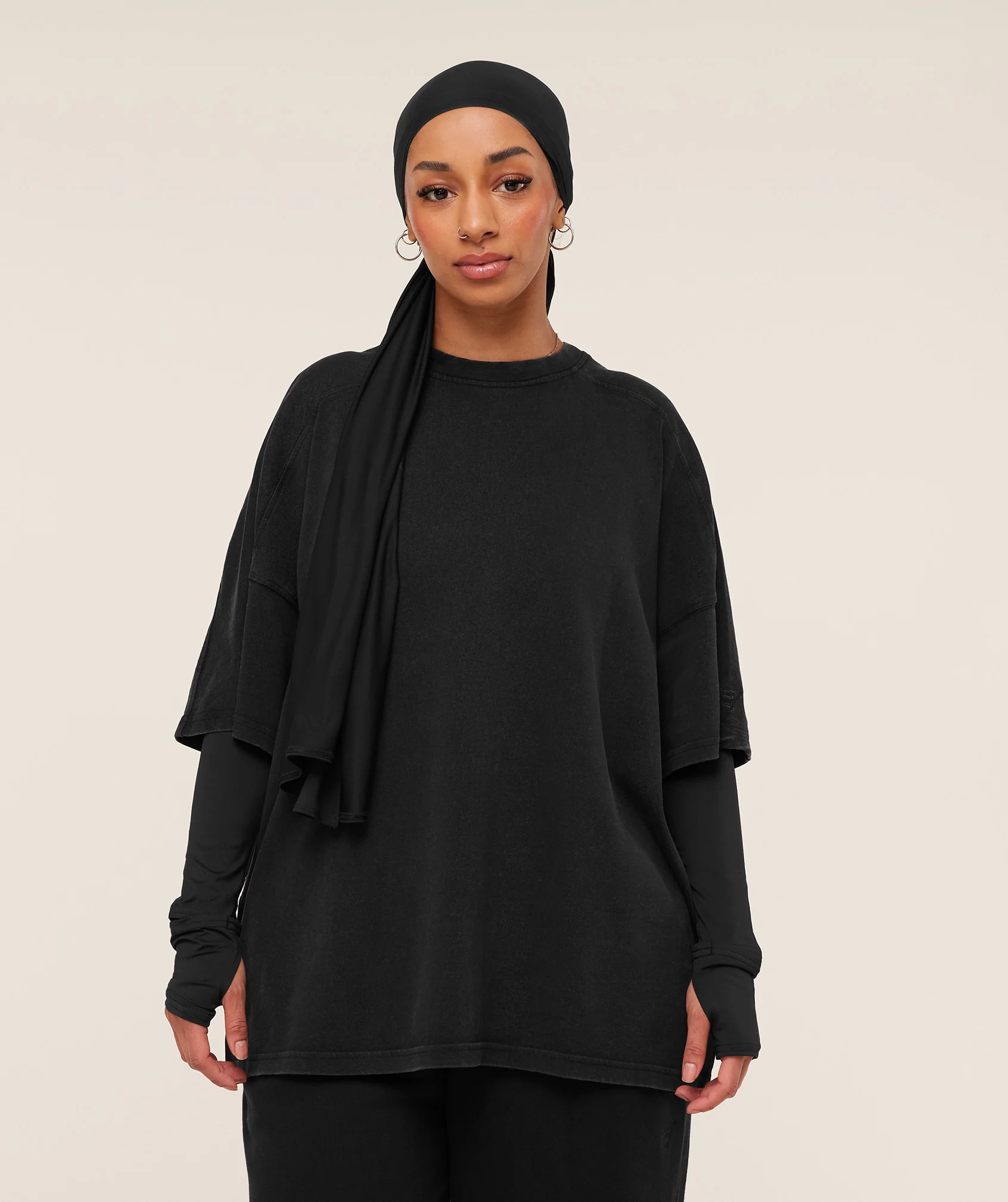 Gymshark Pump Cover Oversized Fleece Top for Lifting