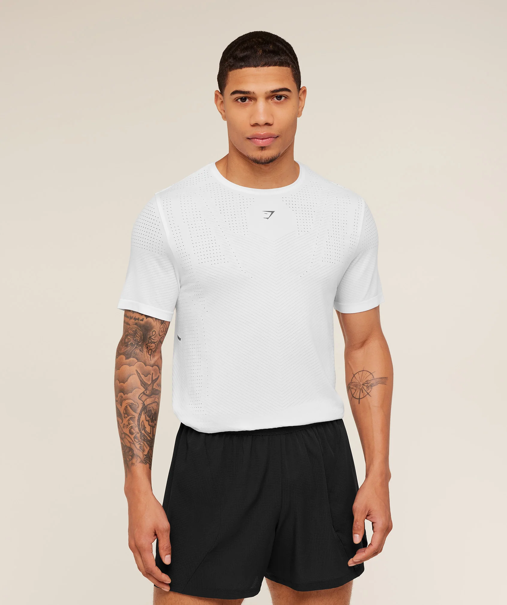 Gymshark Seamless Running T-Shirt in Lightweight Perforated Fabric