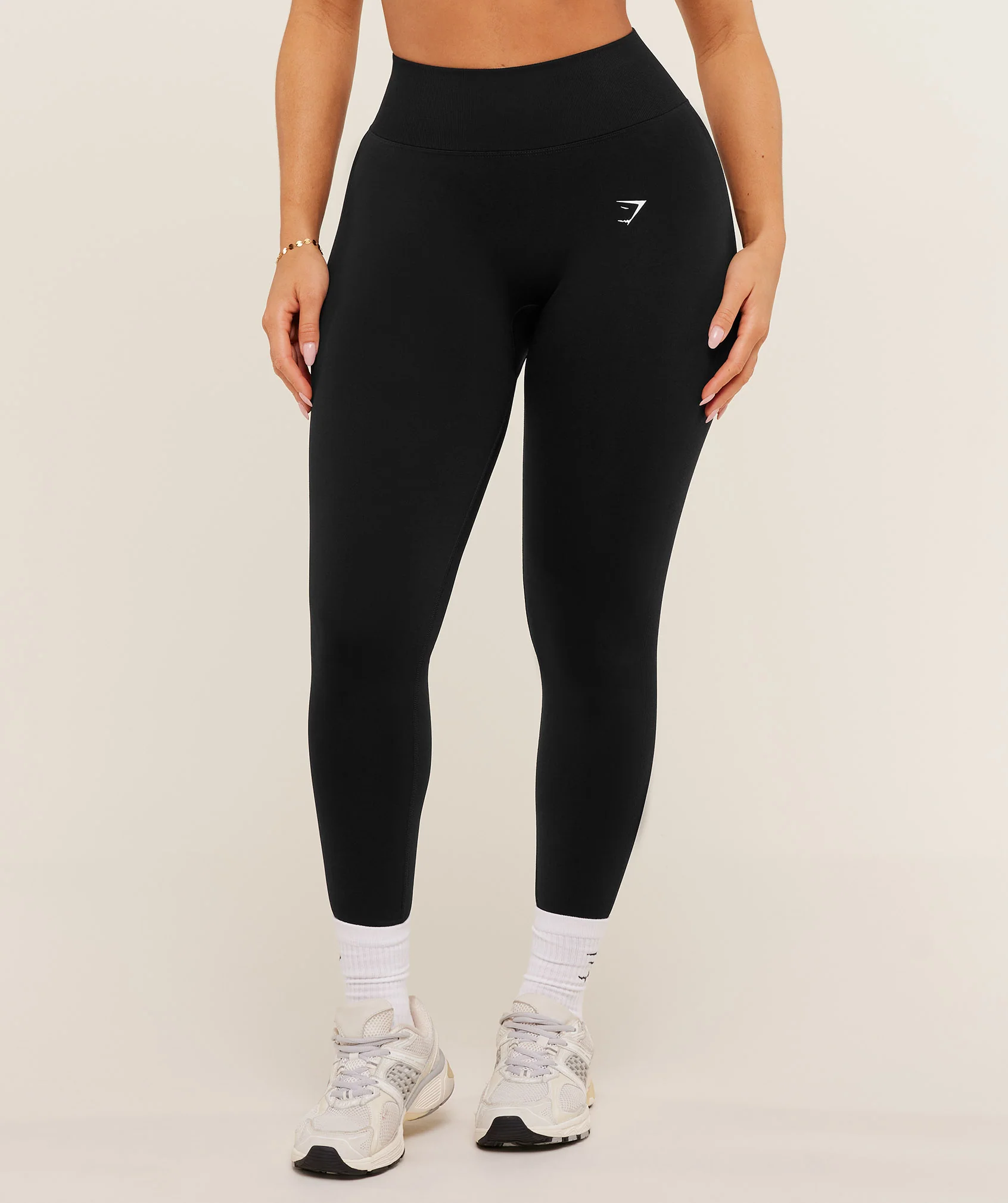 Lift Seamless High-Rise Leggings with Rib Knit Support