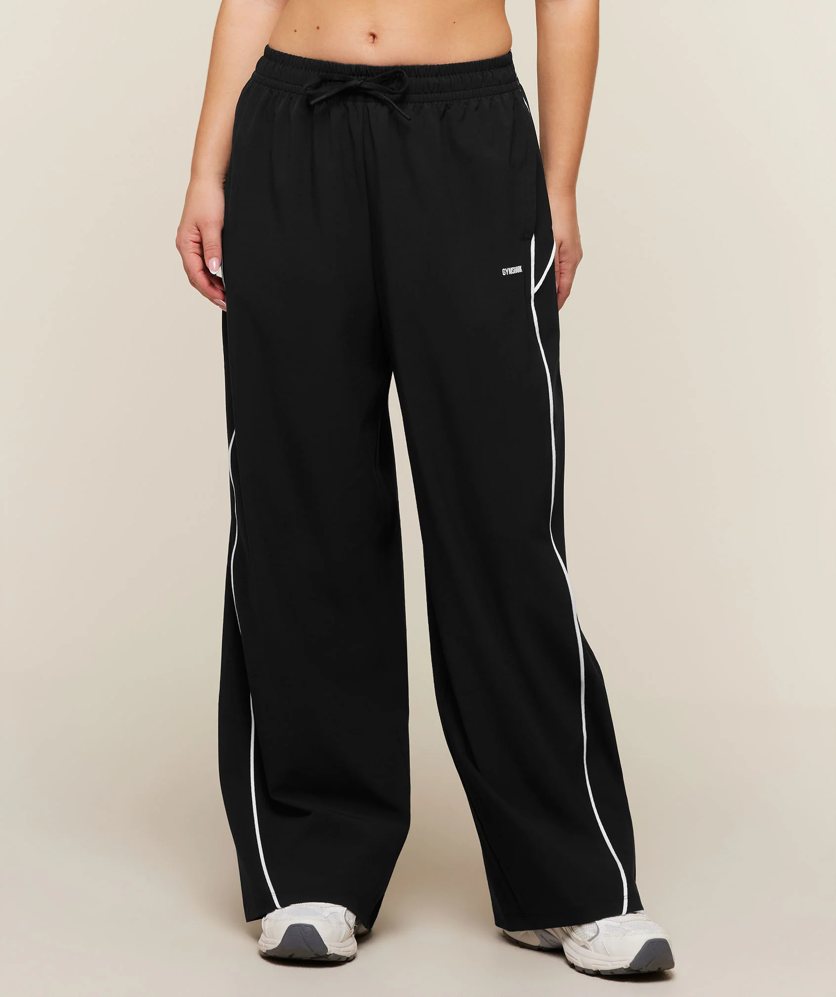 Gymshark Track Pants Short Length Oversized Wide-Leg Pants