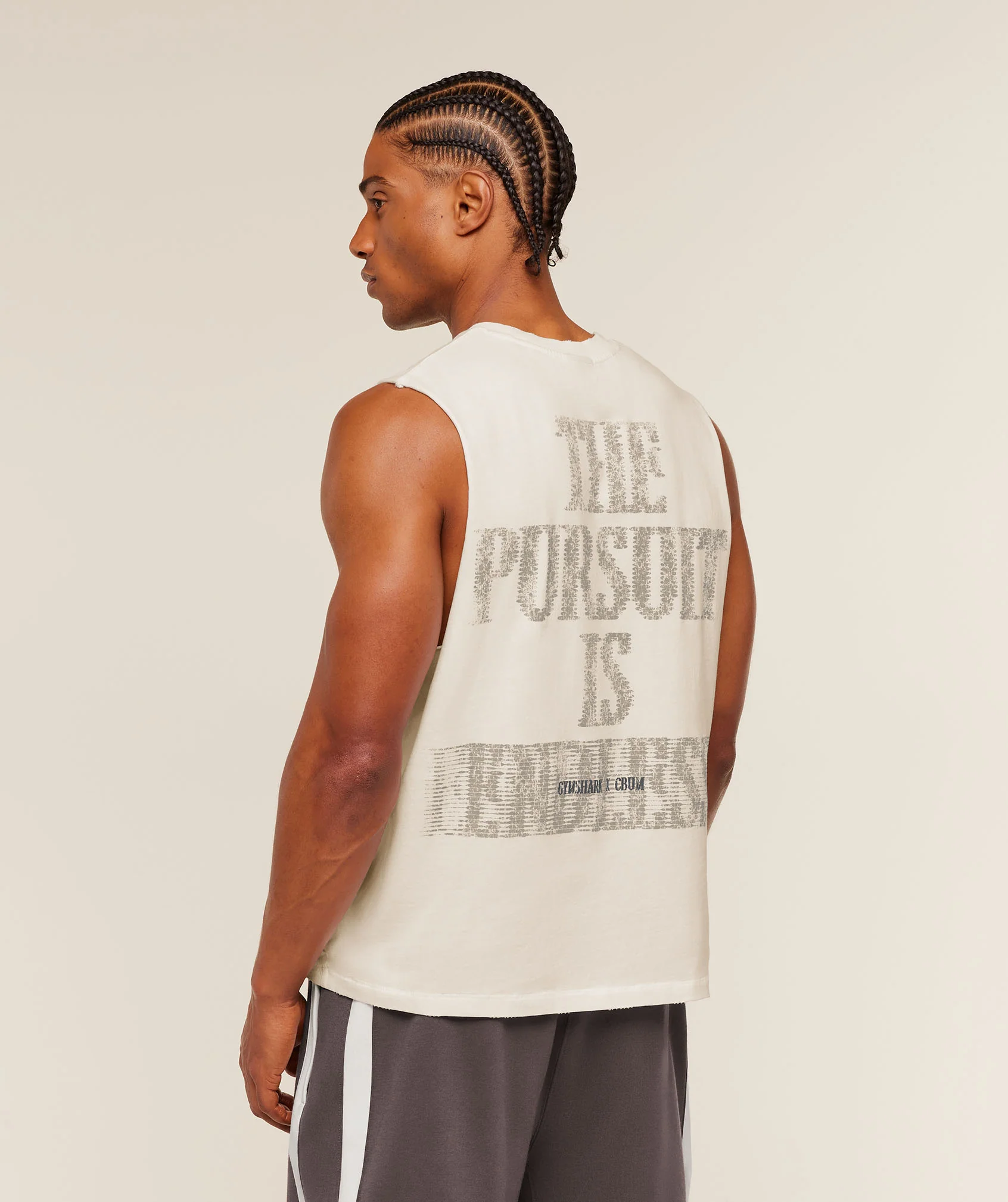 Gymshark x CBUM Washed Sleeveless T-Shirt in Lightweight Cotton