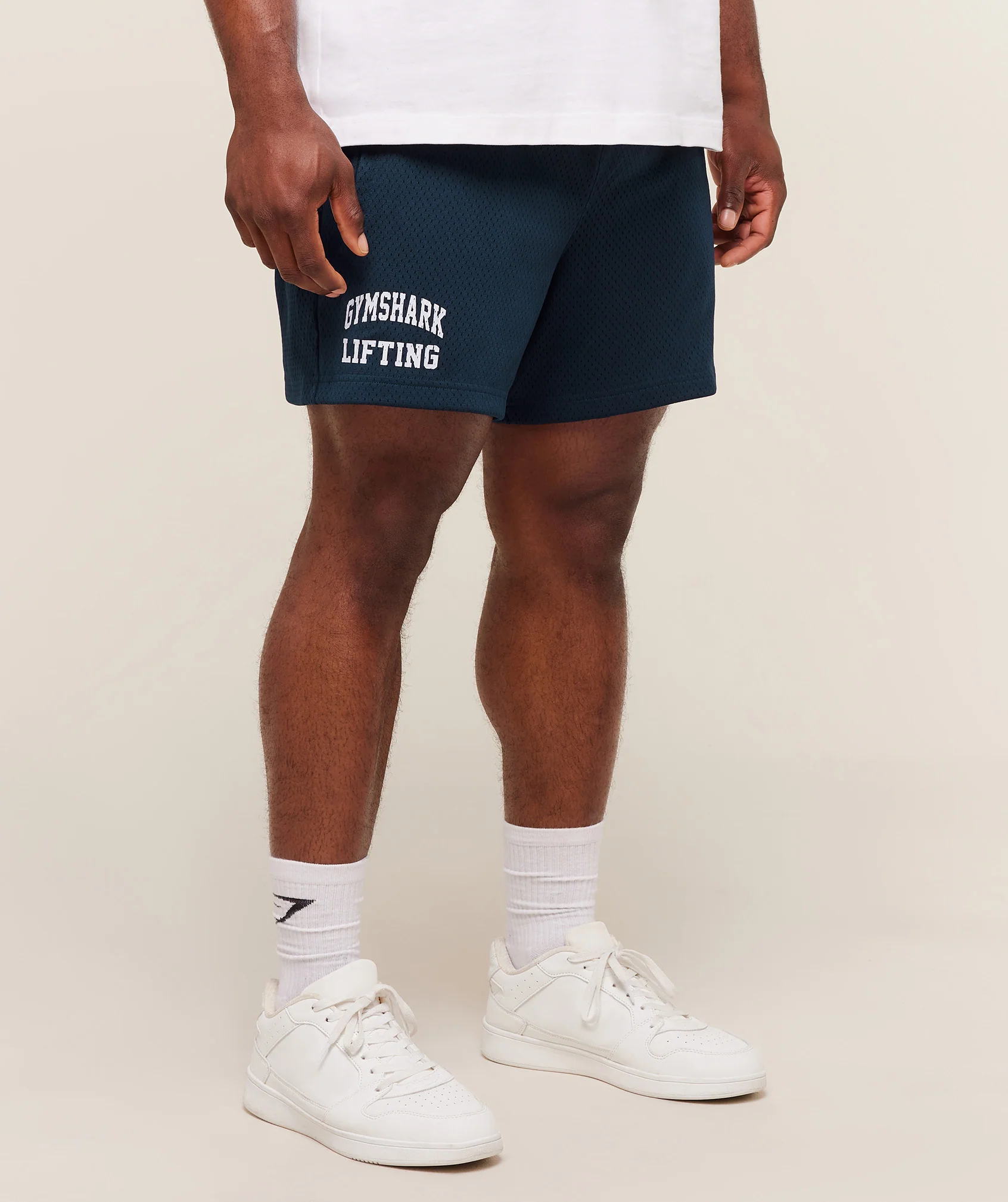 Gymshark Lifting Mesh 5 Inch Shorts for Weight Room Sessions