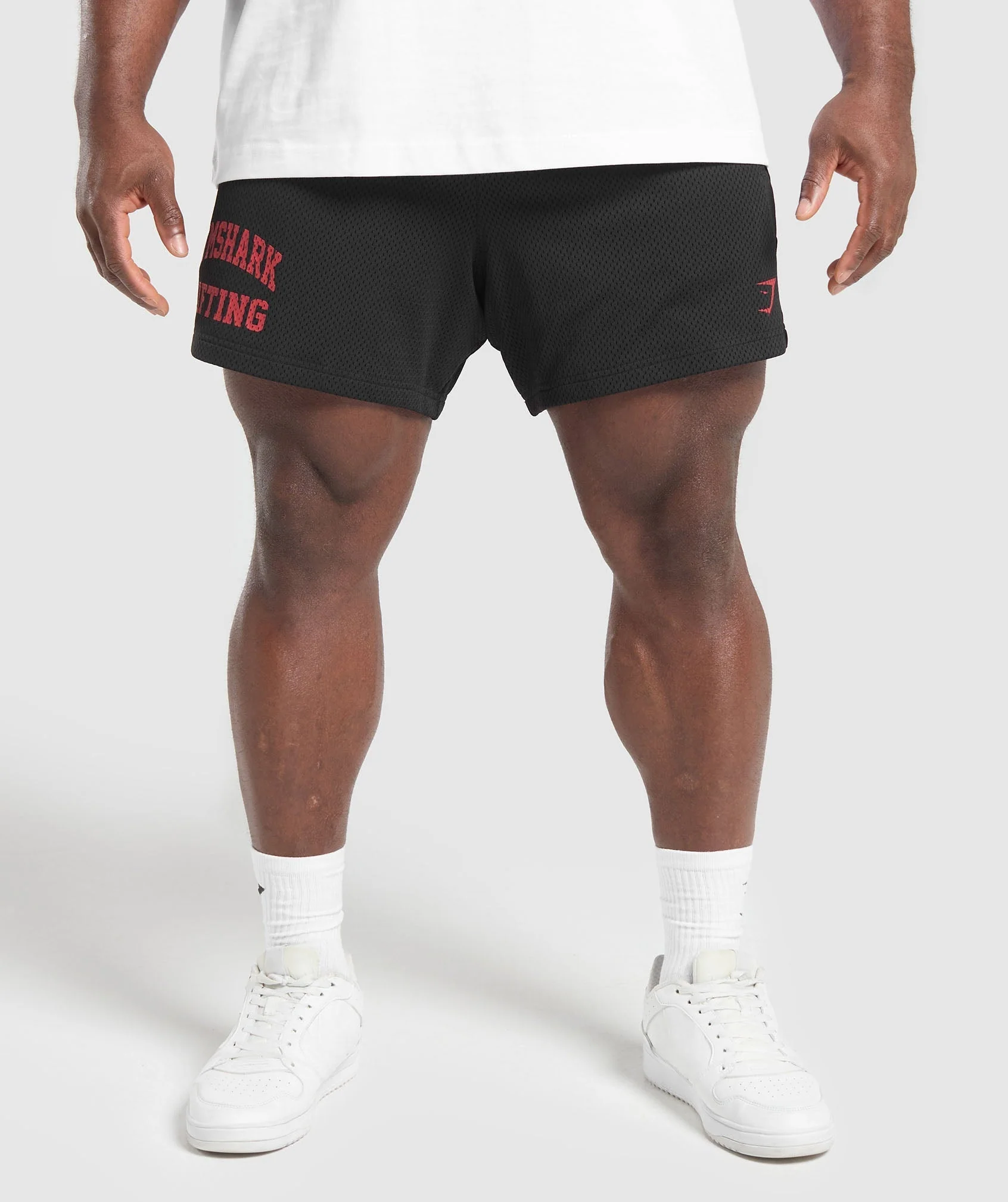 Gymshark Lifting Mesh 5 Inch Shorts, Double Lined
