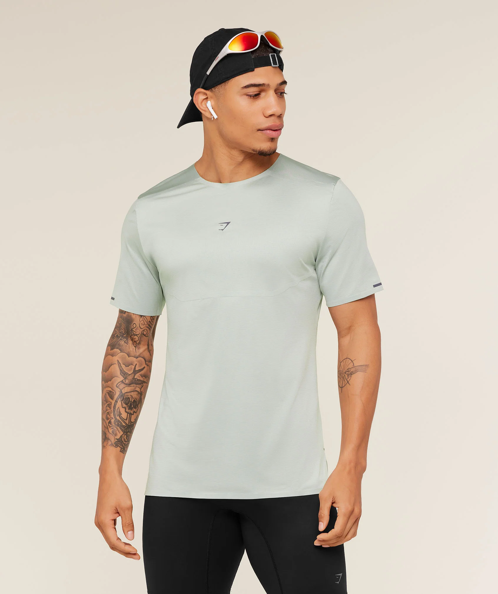 Gymshark Running Elite T-Shirt in Blue for Fast Training Runs