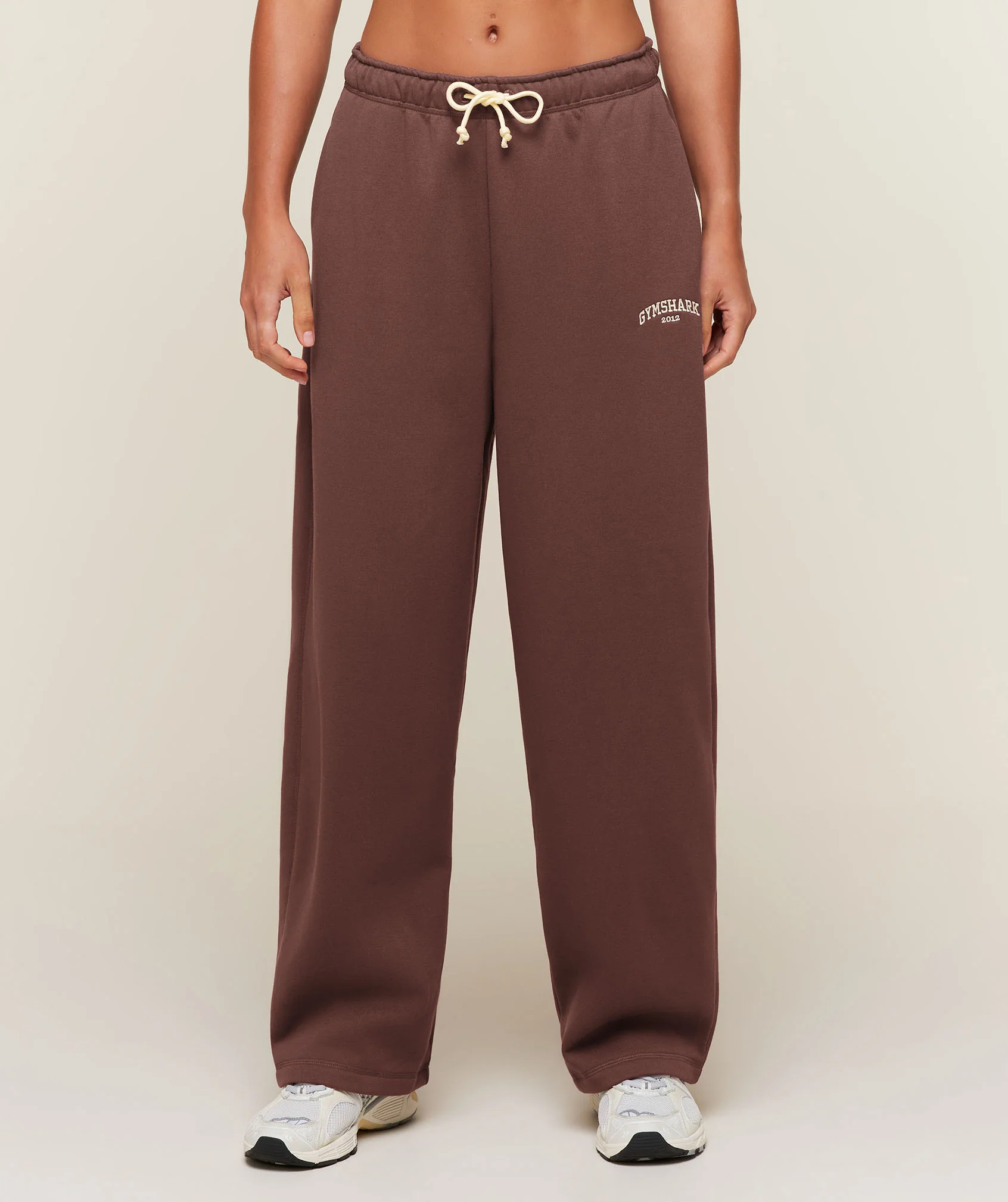 Cosy Luxe Campus Oversized Wide Leg Sweatpants