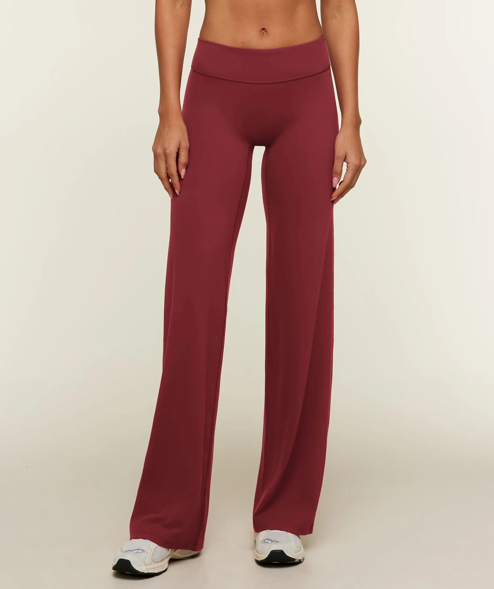 Gymshark SoftSense™ Mid-Rise Straight Leg Leggings Tall in Red