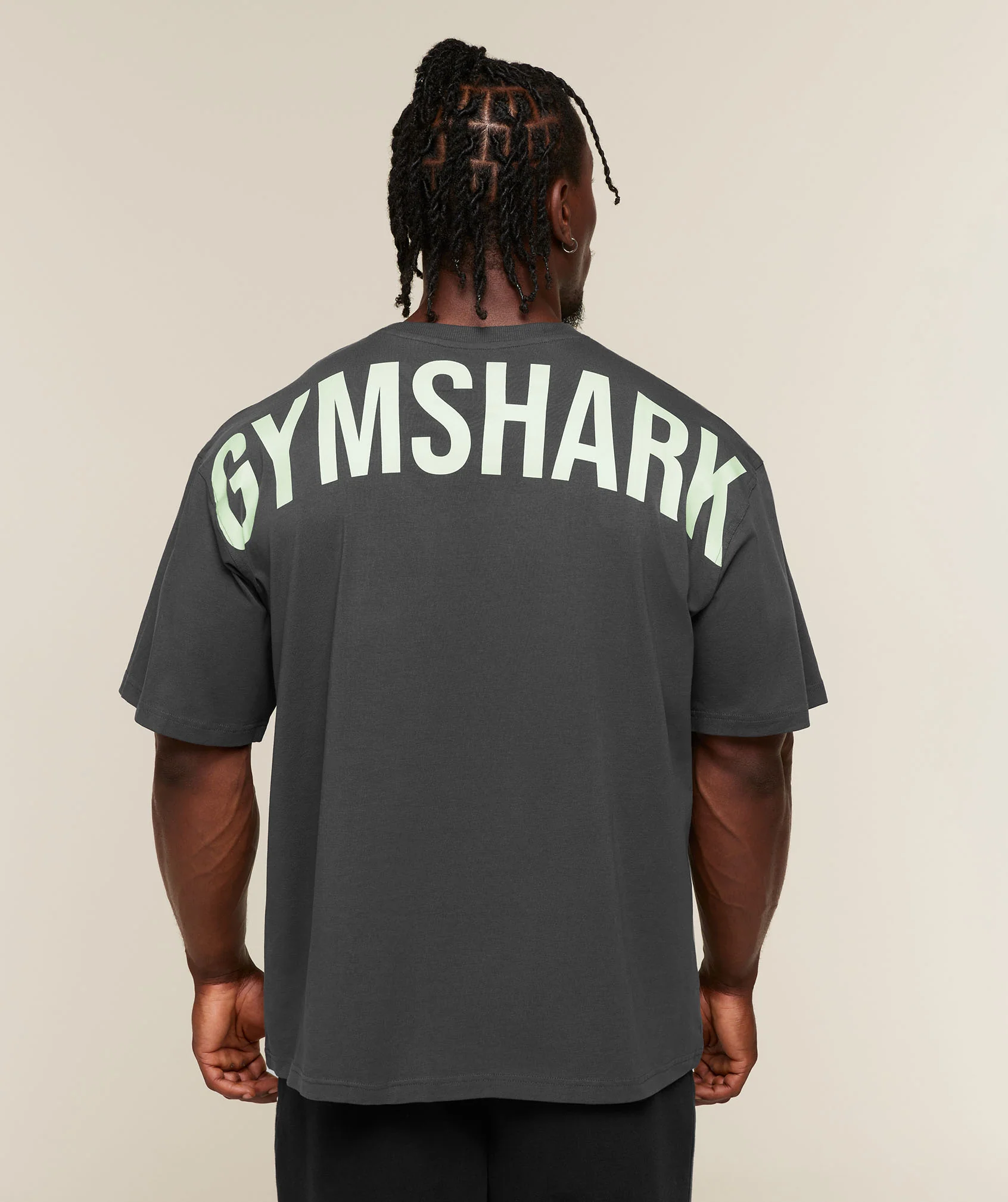 Gymshark Power T-Shirt Oversized Fit Short Sleeve Top