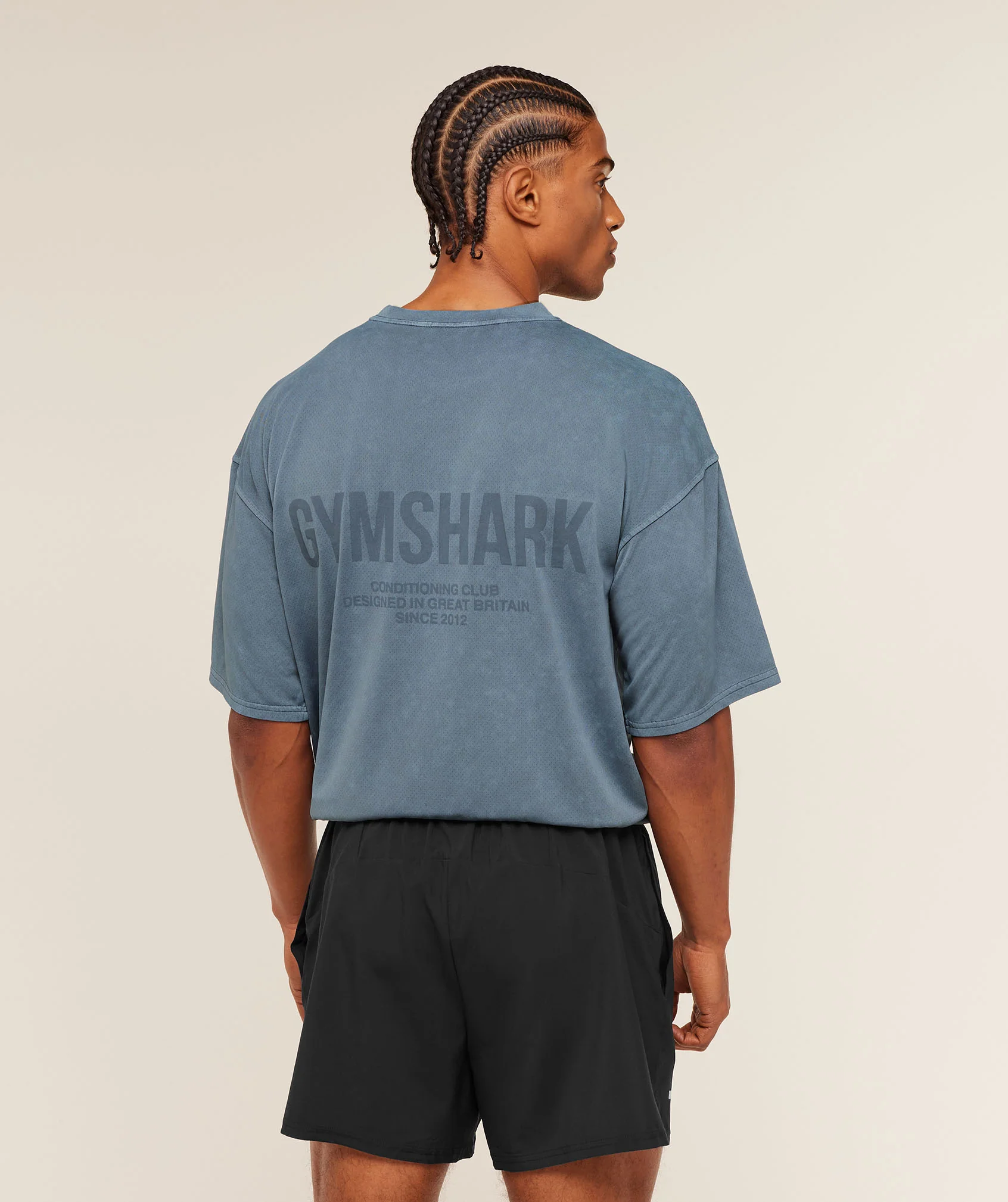 Gymshark Conditioning Club Washed T-Shirt, Oversized Fit