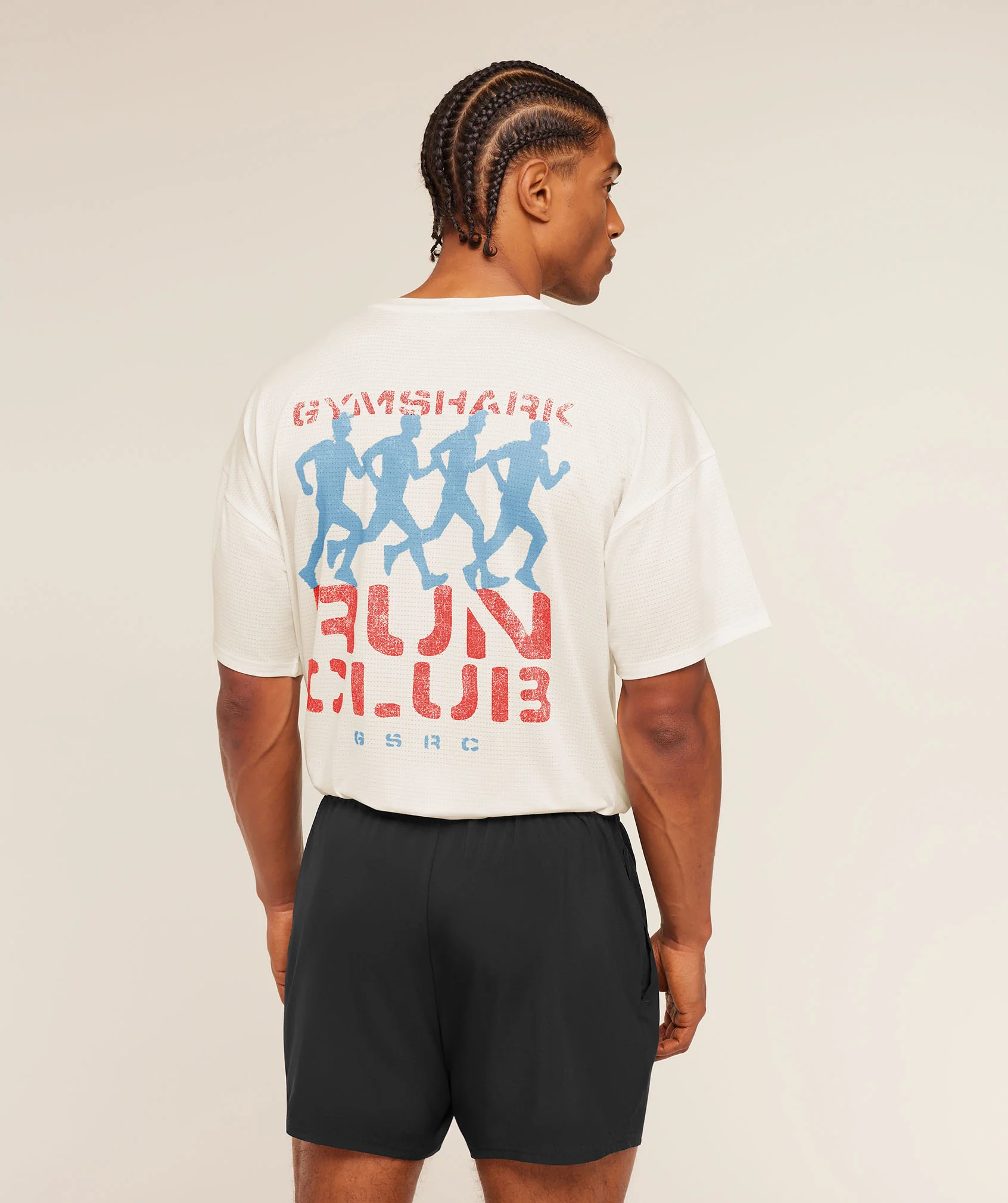 GSRC Stencil Graphic T-Shirt in Oversized Fit