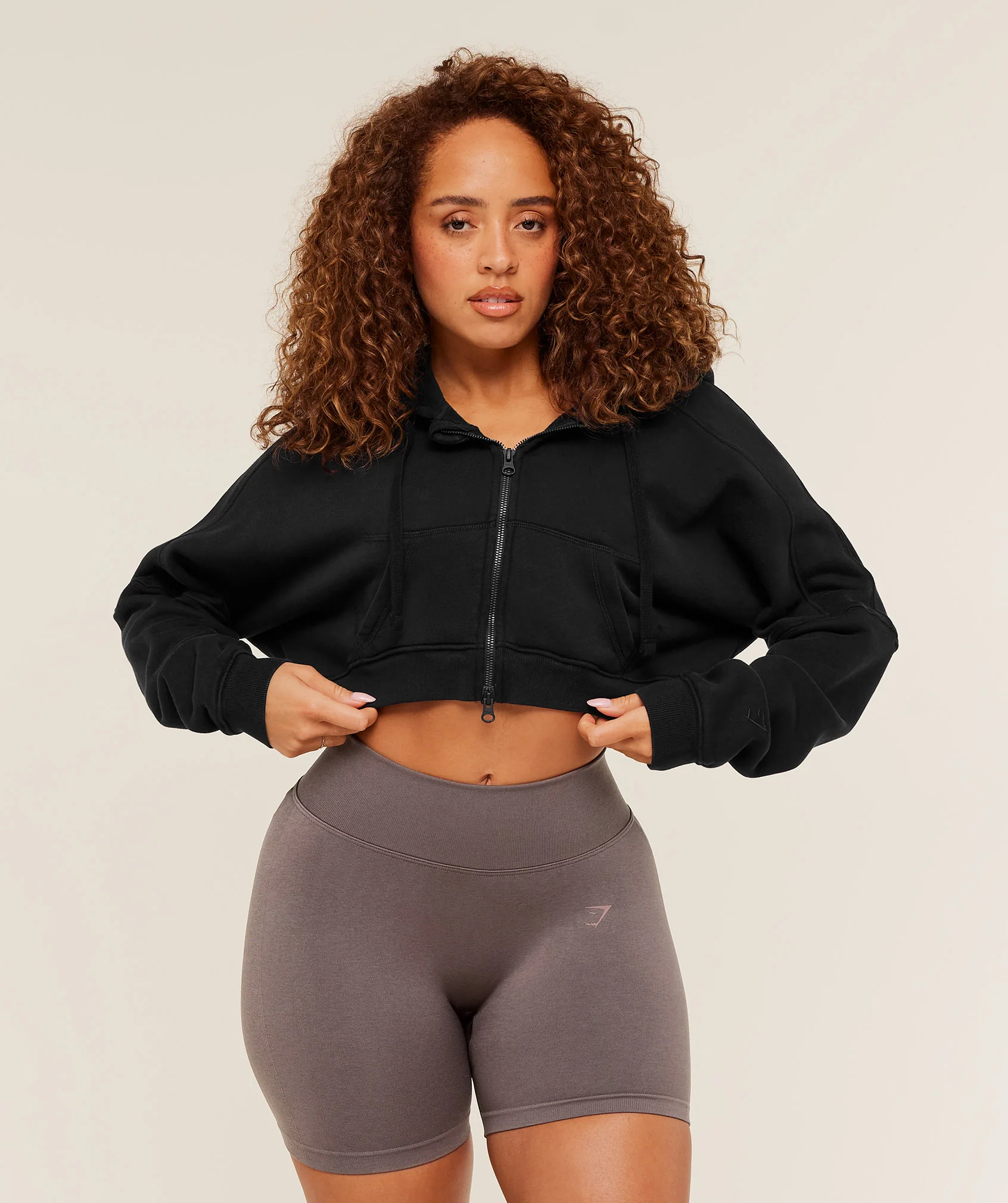 Pump Zip Through Hoodie in 400gsm Heavyweight Cotton