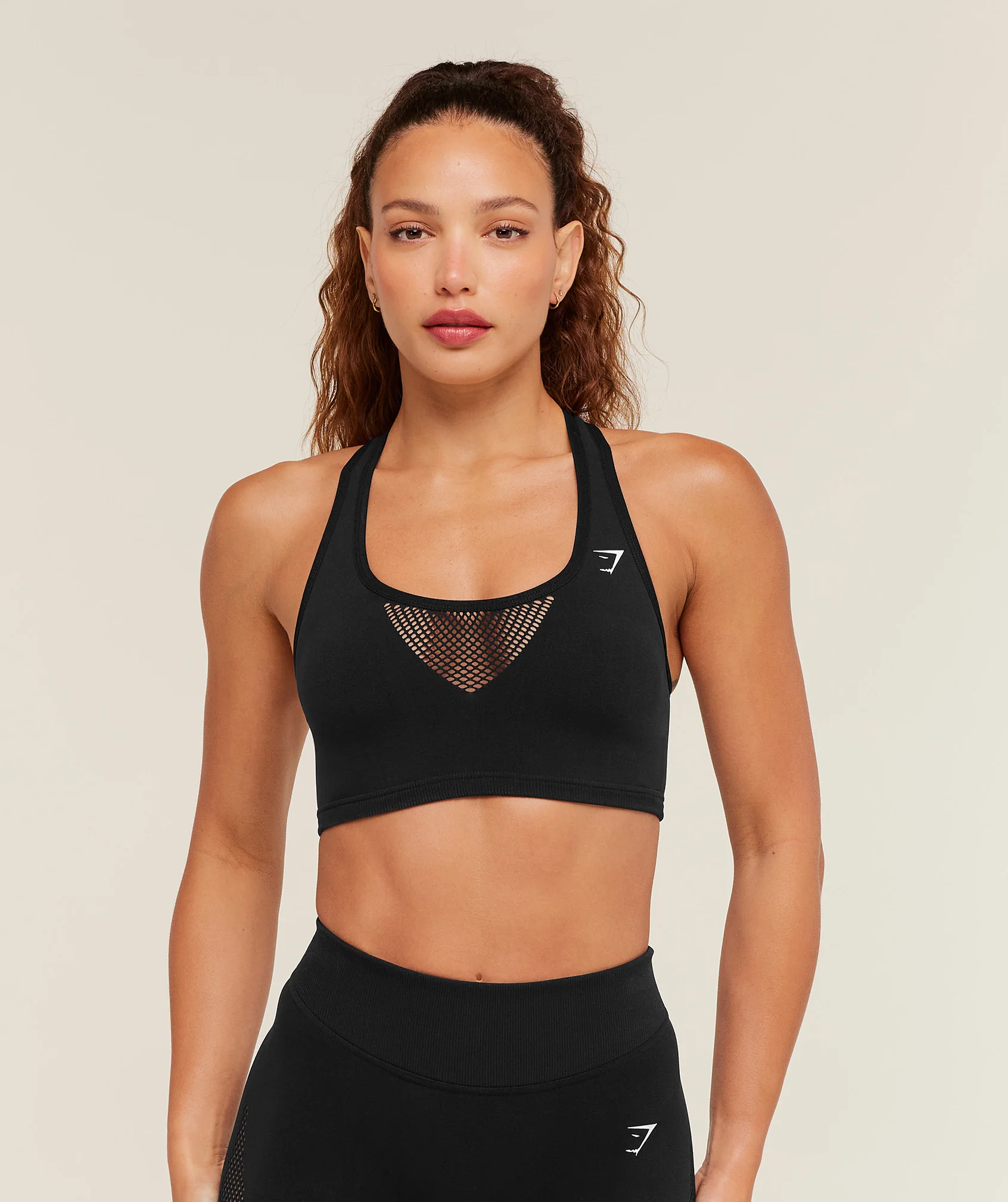 Gymshark Warp Sports Bra in Seamless Warp Knit Fabric