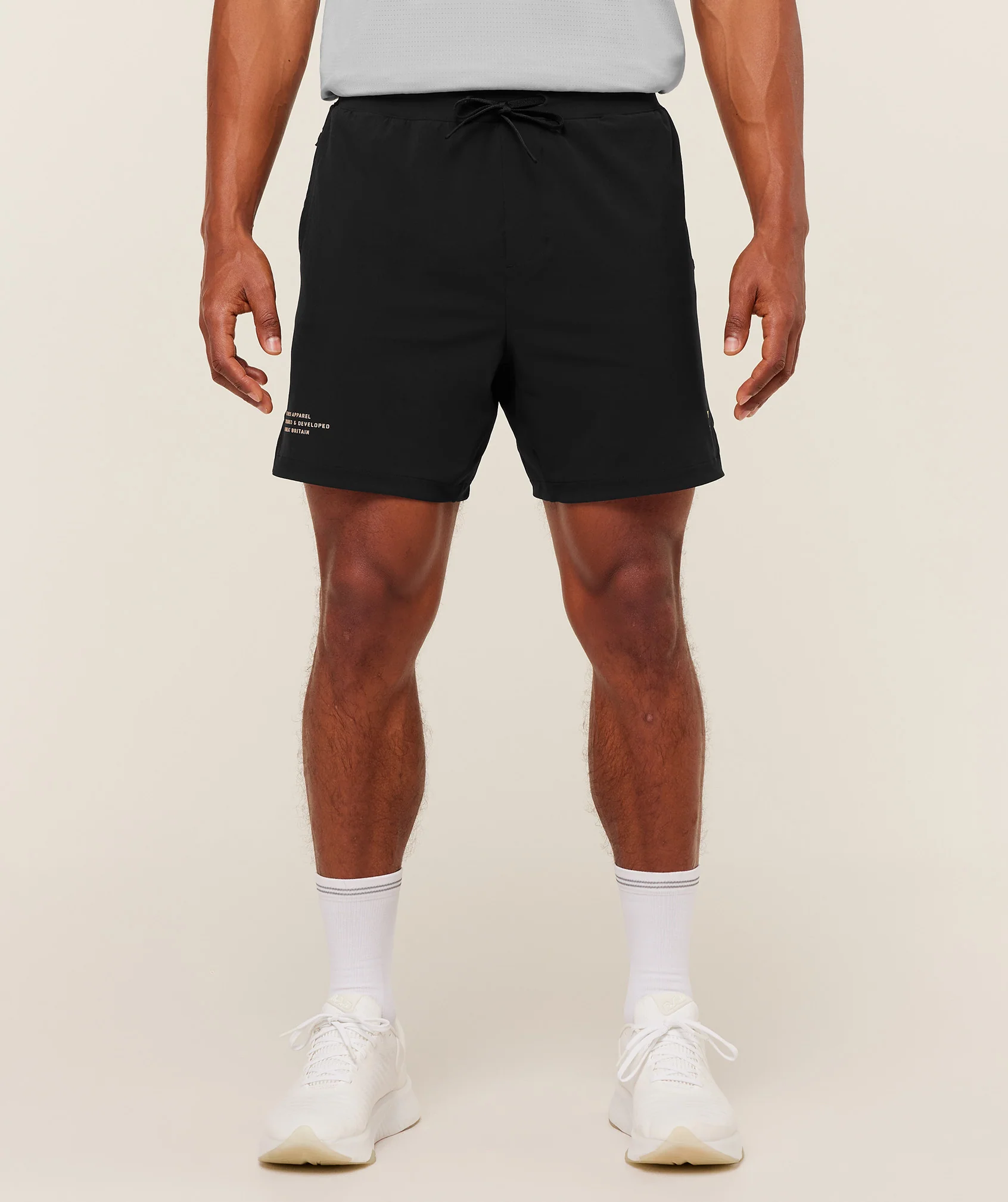 Gymshark Tactical 6 Inch Shorts in Black with Zipped Pockets