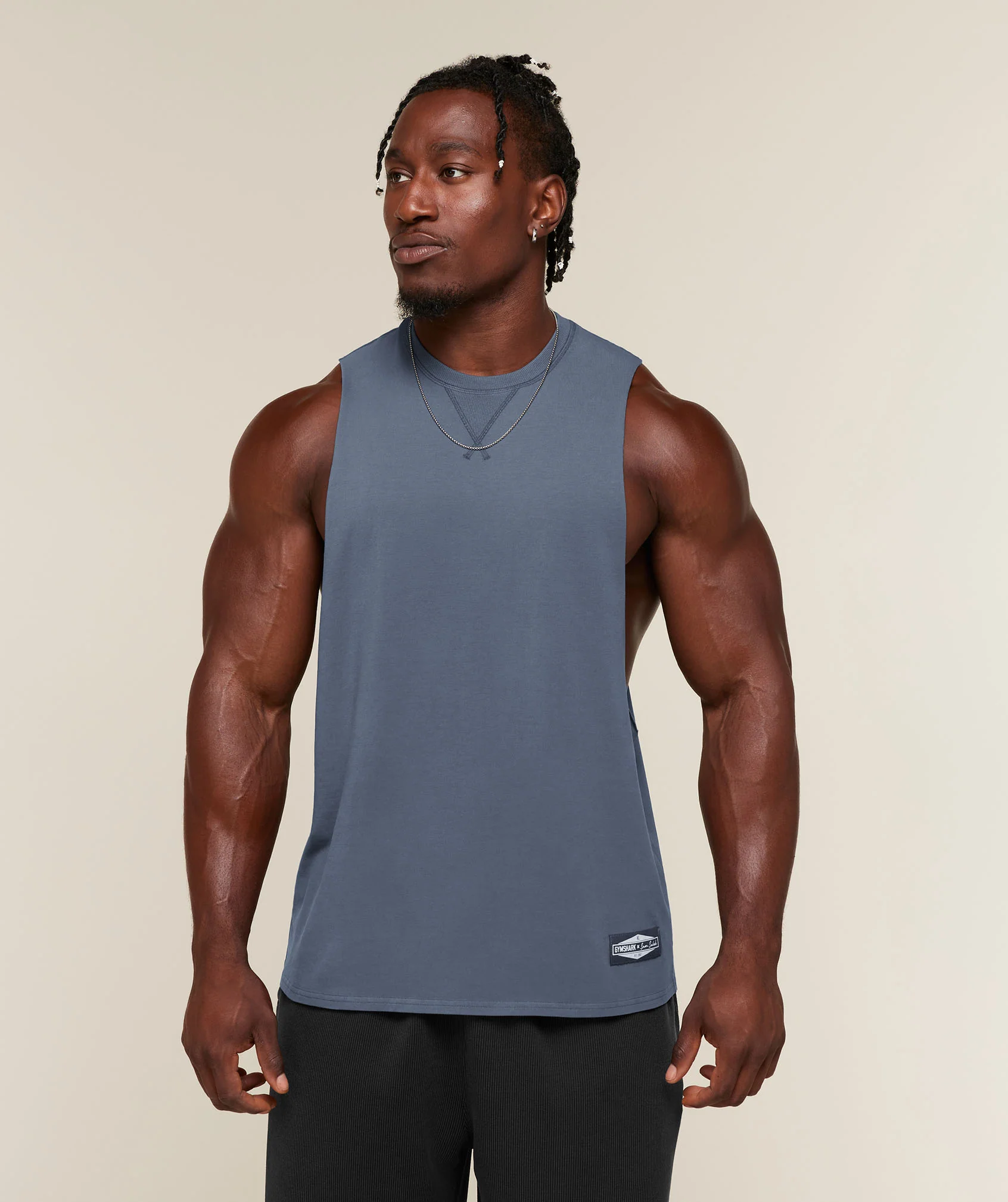 Gymshark x Sam Sulek Tank in Blue