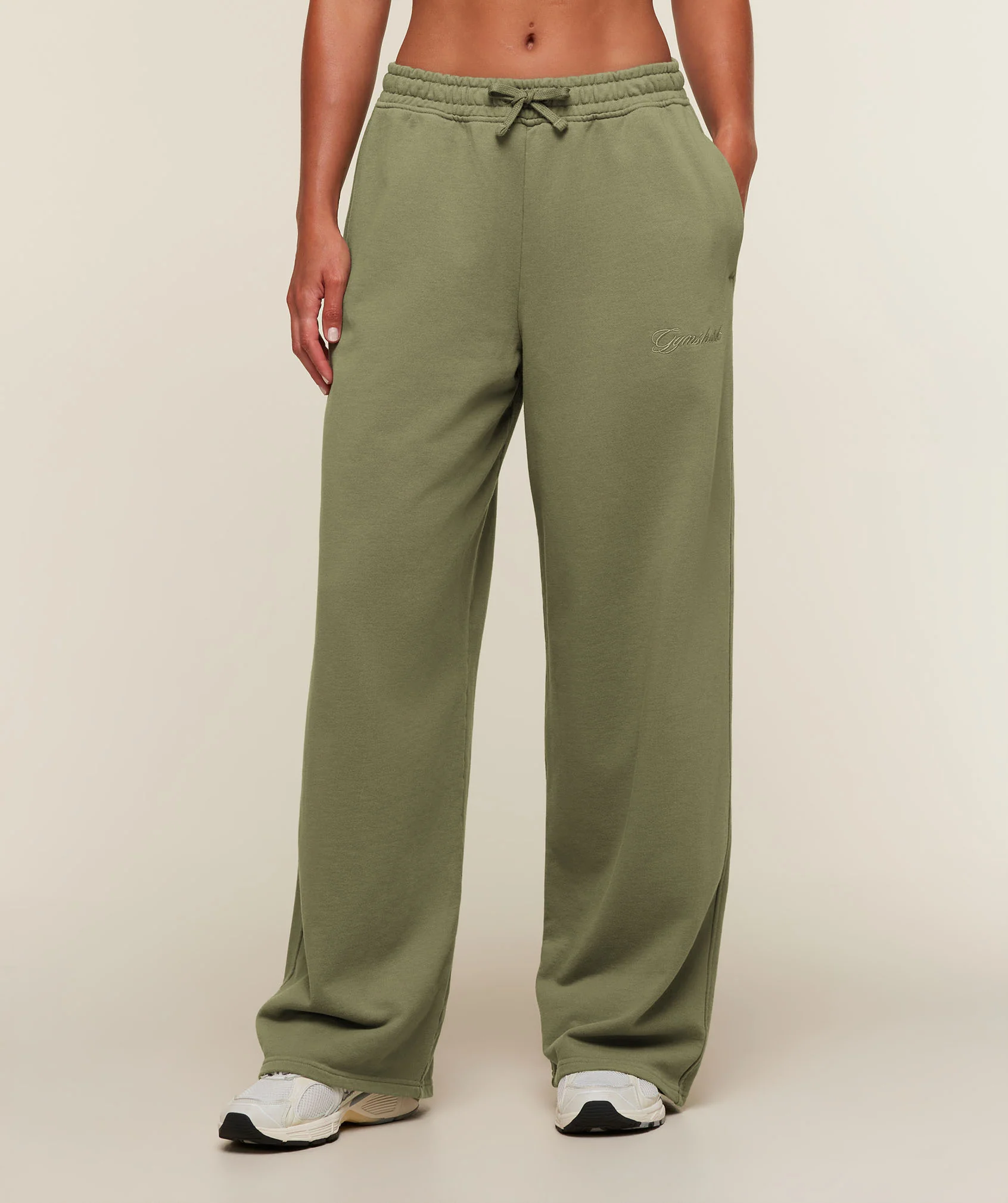 Appliqué Sweatpants with Gymshark Leg Graphic