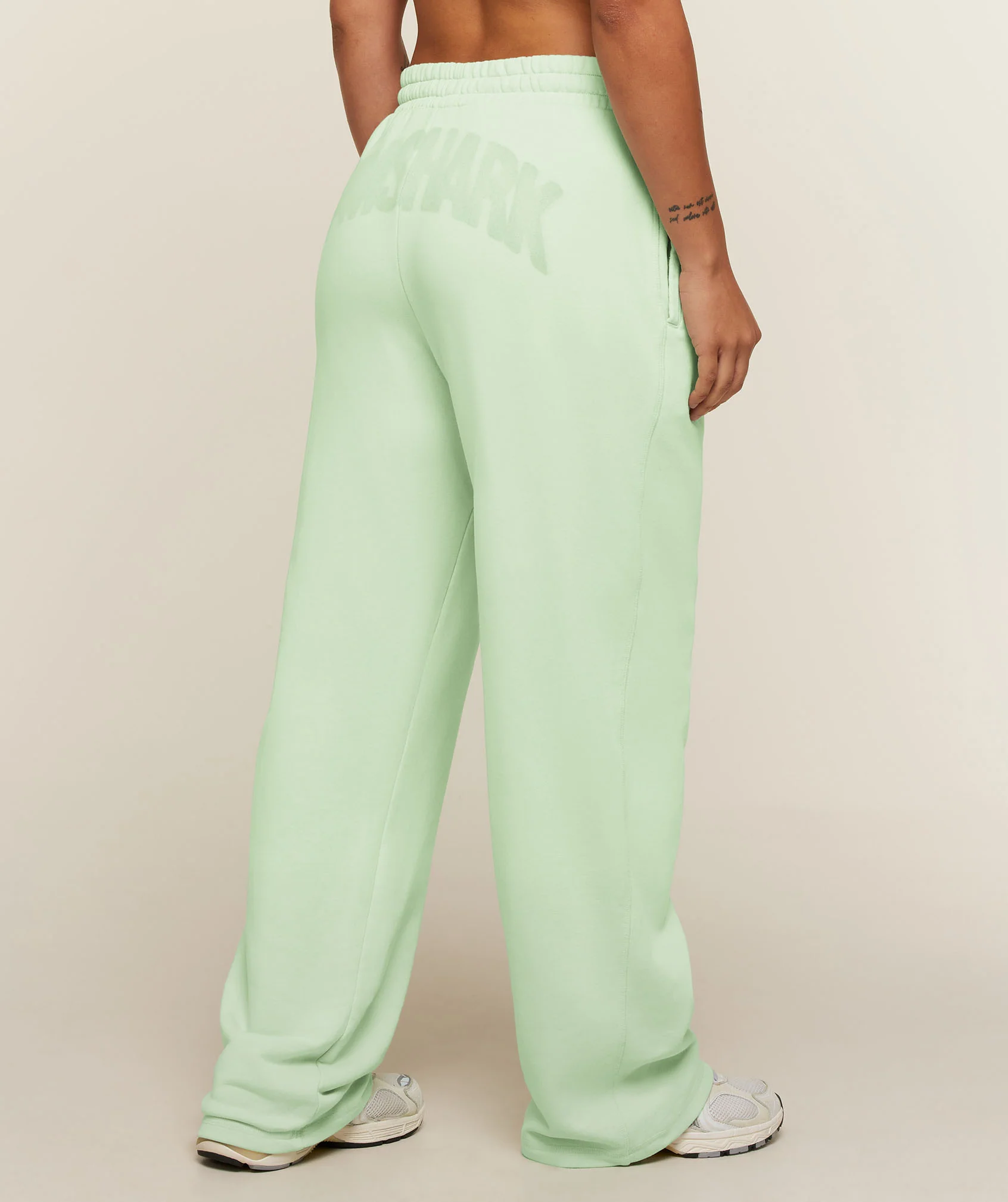 Gymshark Power Straight Leg Sweatpants in Washed Green