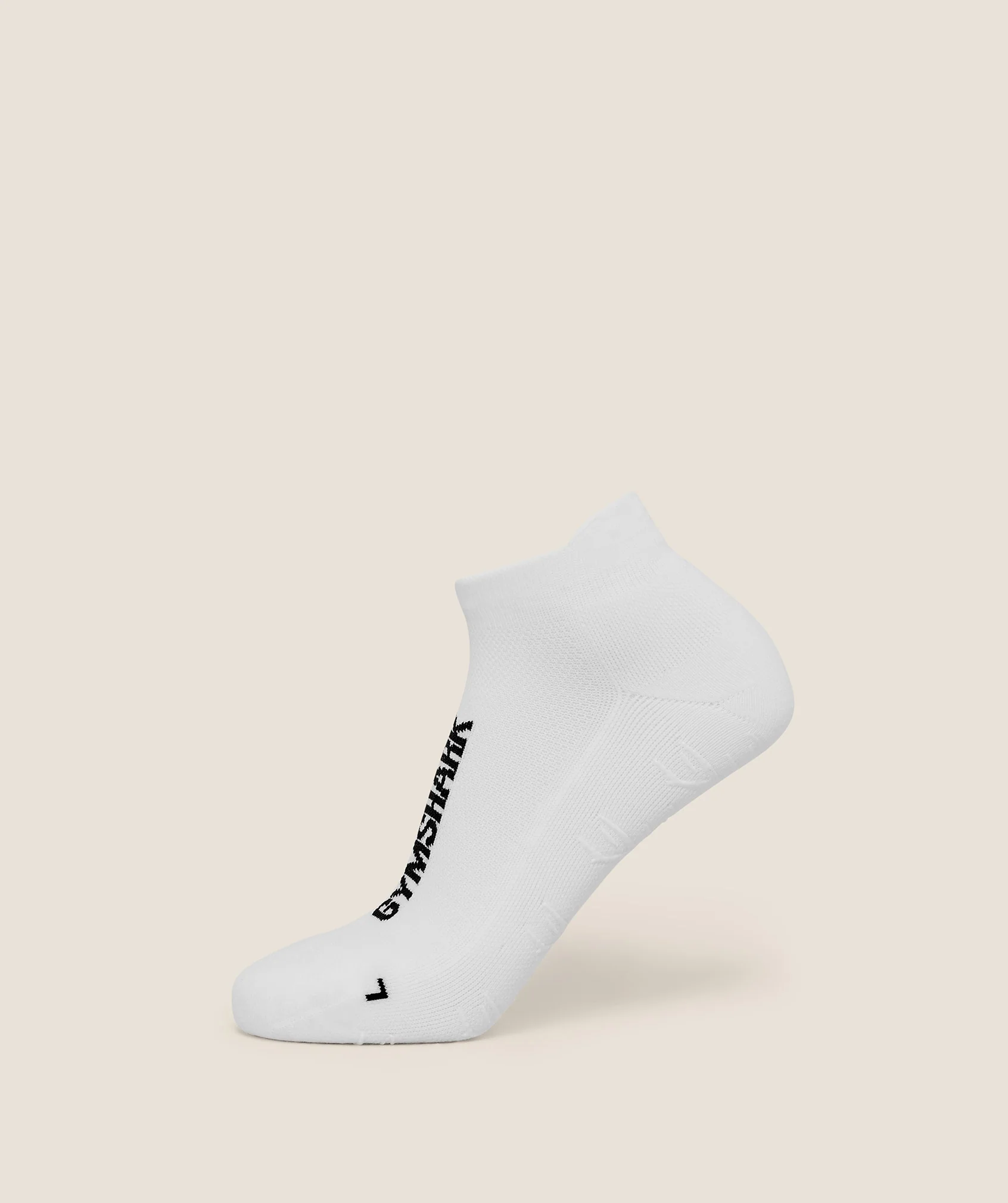 Gymshark Grip Trainer Socks with Sharkhead Rubber Sole Grips for Training