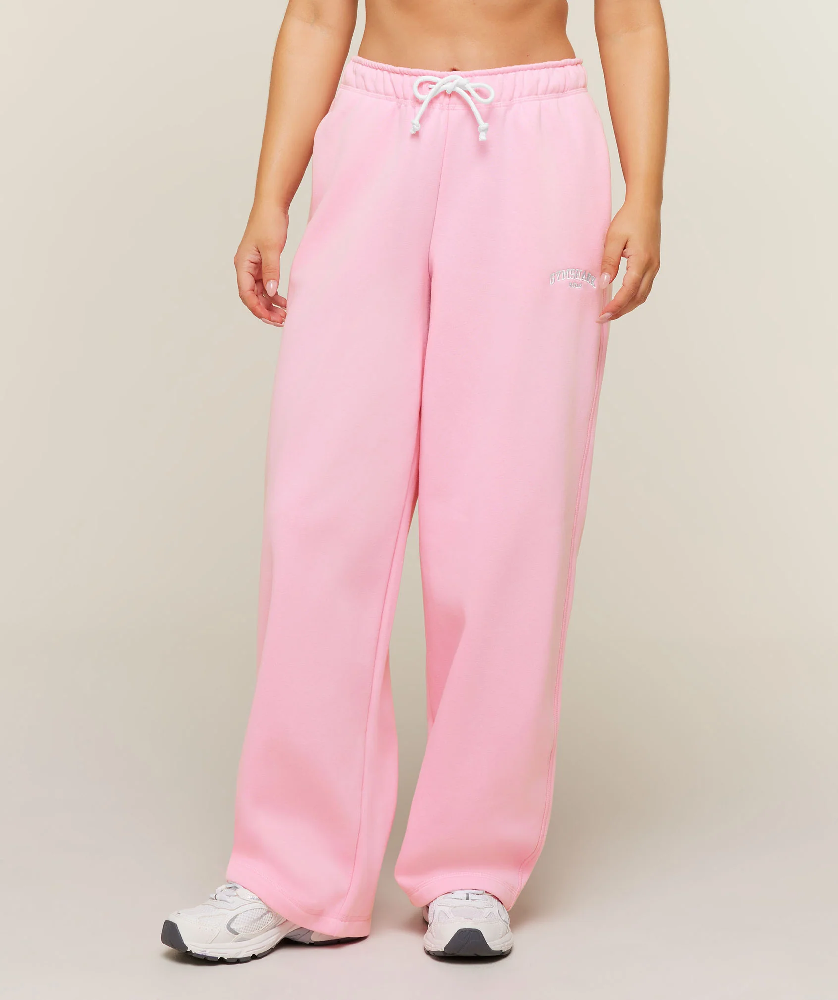 Gymshark Cosy Luxe Campus Pants Short Wide Leg Fleece Joggers