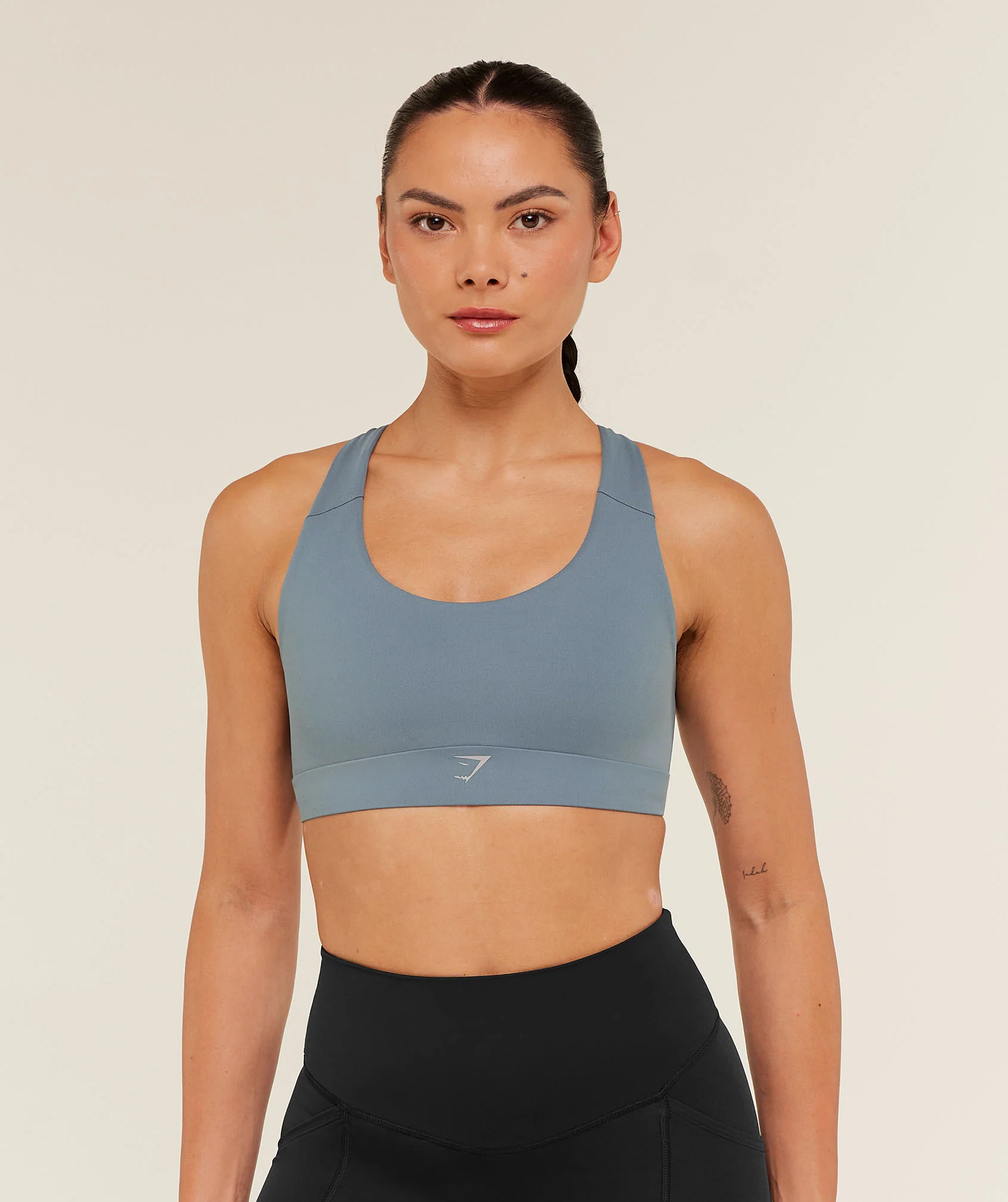 Gymshark Medium Support Running Sports Bra with Reflective Trim