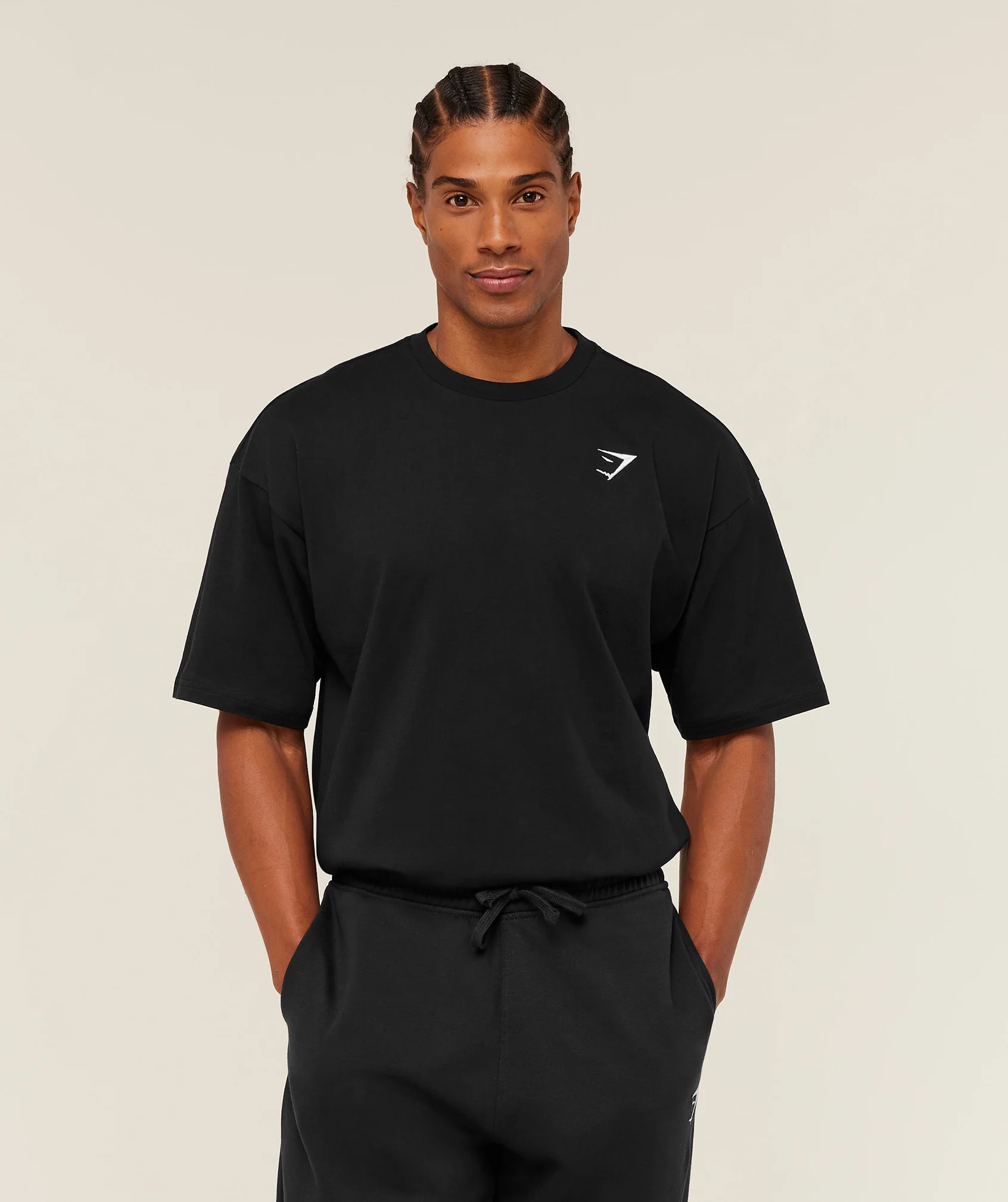 Gymshark Crest Oversized T-Shirt in Soft Cotton