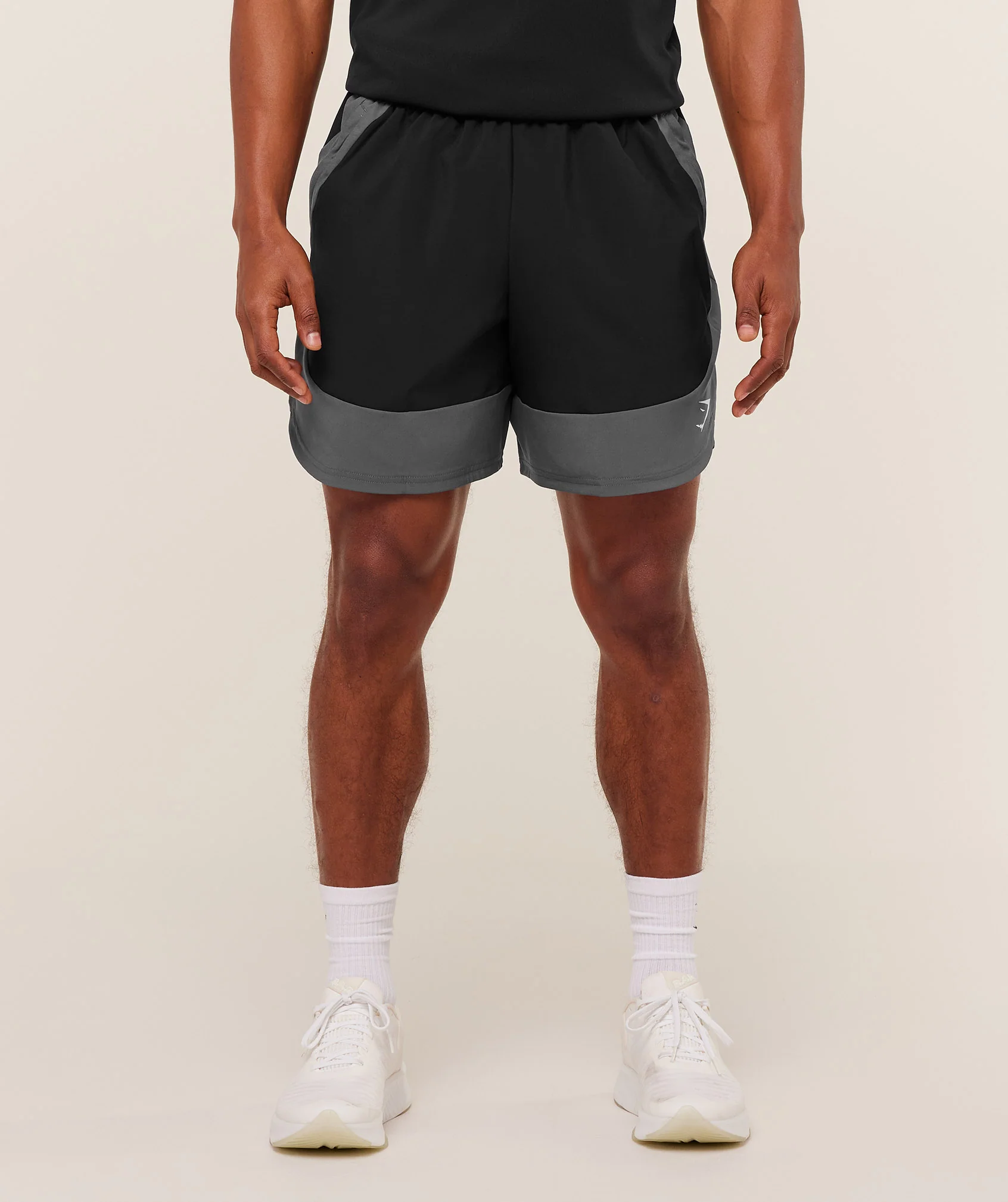 Sport 25 Block 7" Shorts with Reflective Logos and Drawcord Waist
