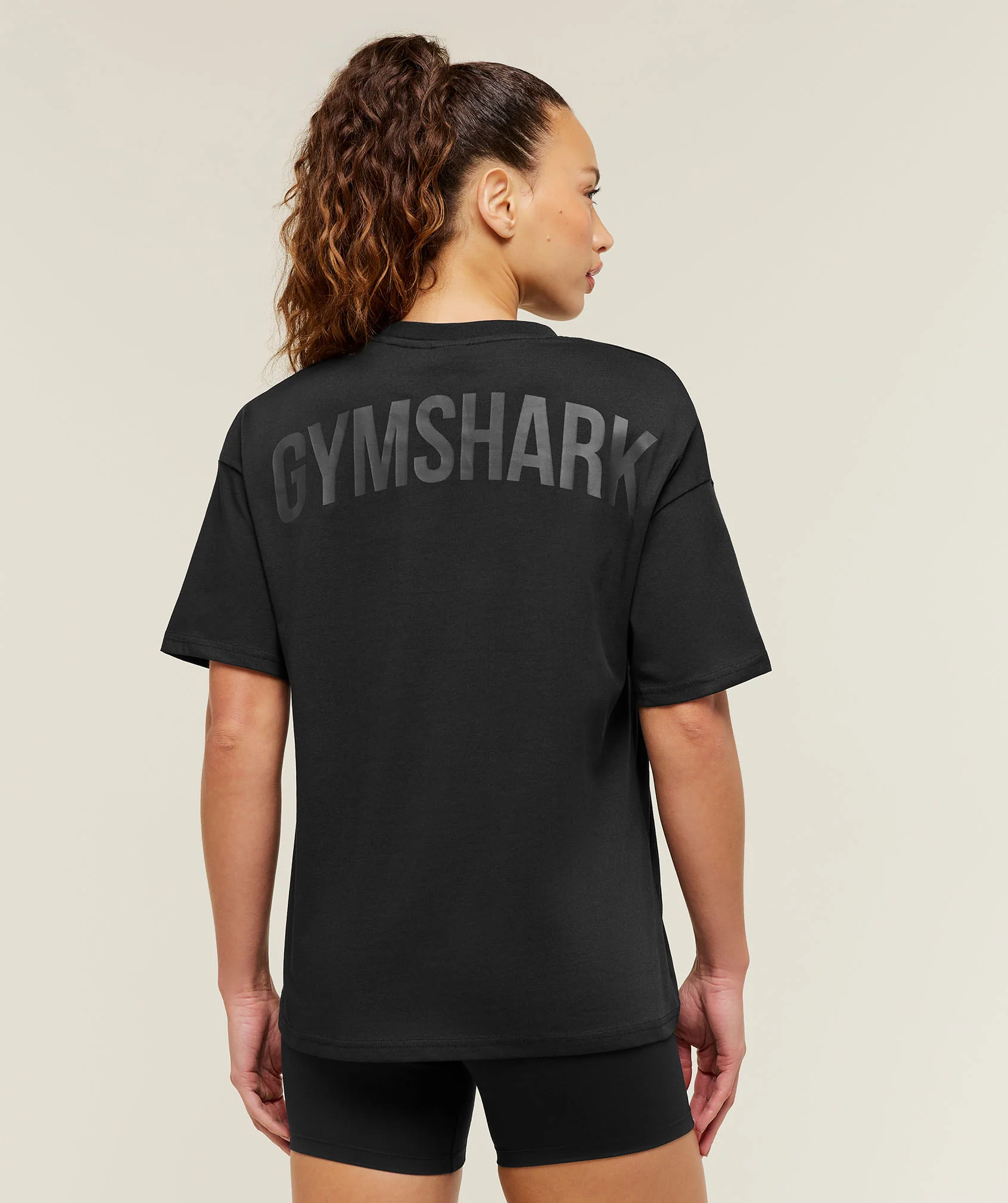 Gymshark Power Oversized T-Shirt with Boxy Fit for Lifting