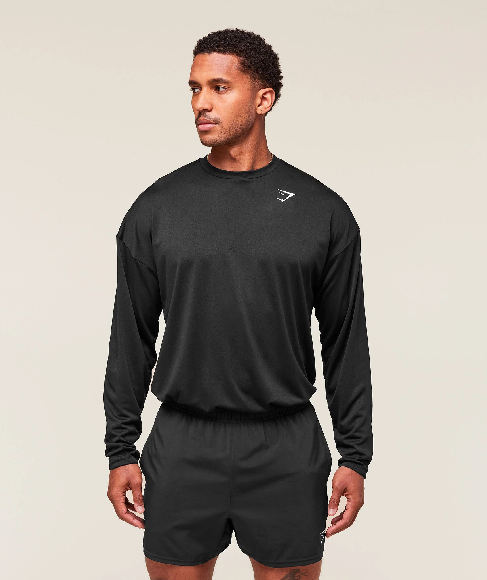 Arrival Oversized Long Sleeve T-Shirt in Lightweight Fabric