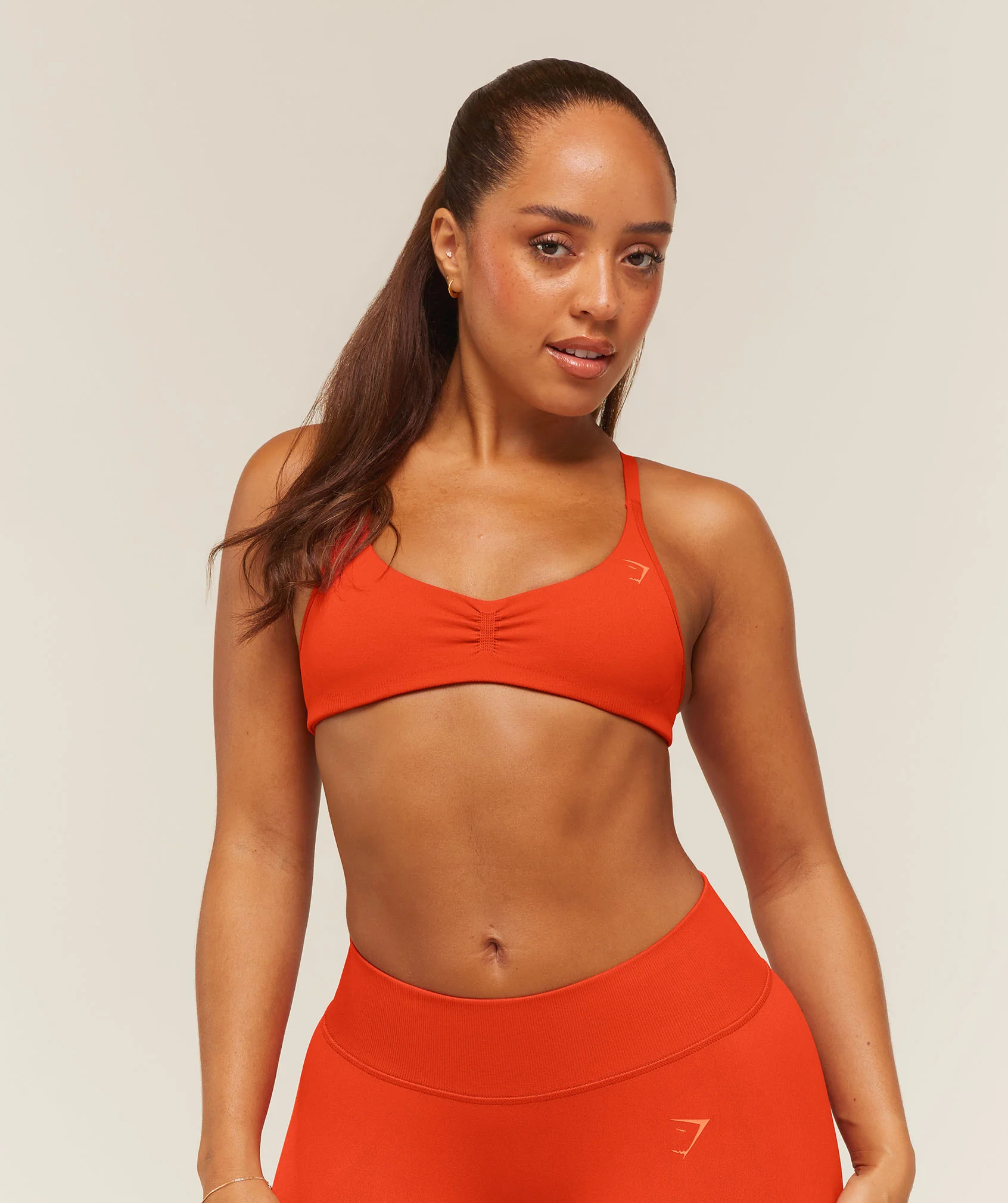 Lift Seamless 2.0 Sports Bra in Orange for Light Support