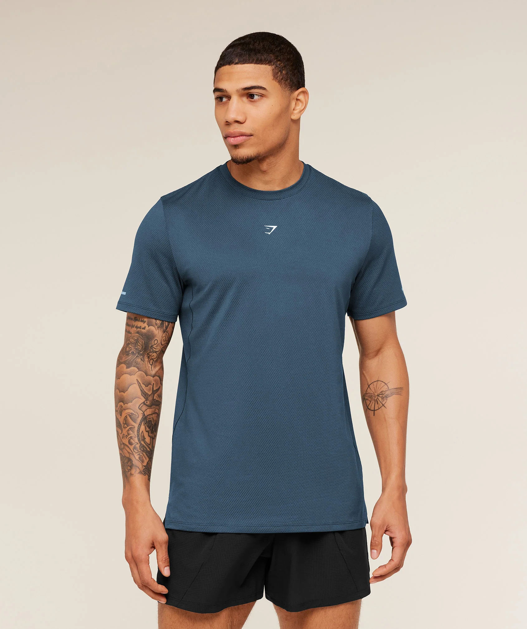 Gymshark Running T-Shirt Slim Fit Sweat-Wicking Training Top