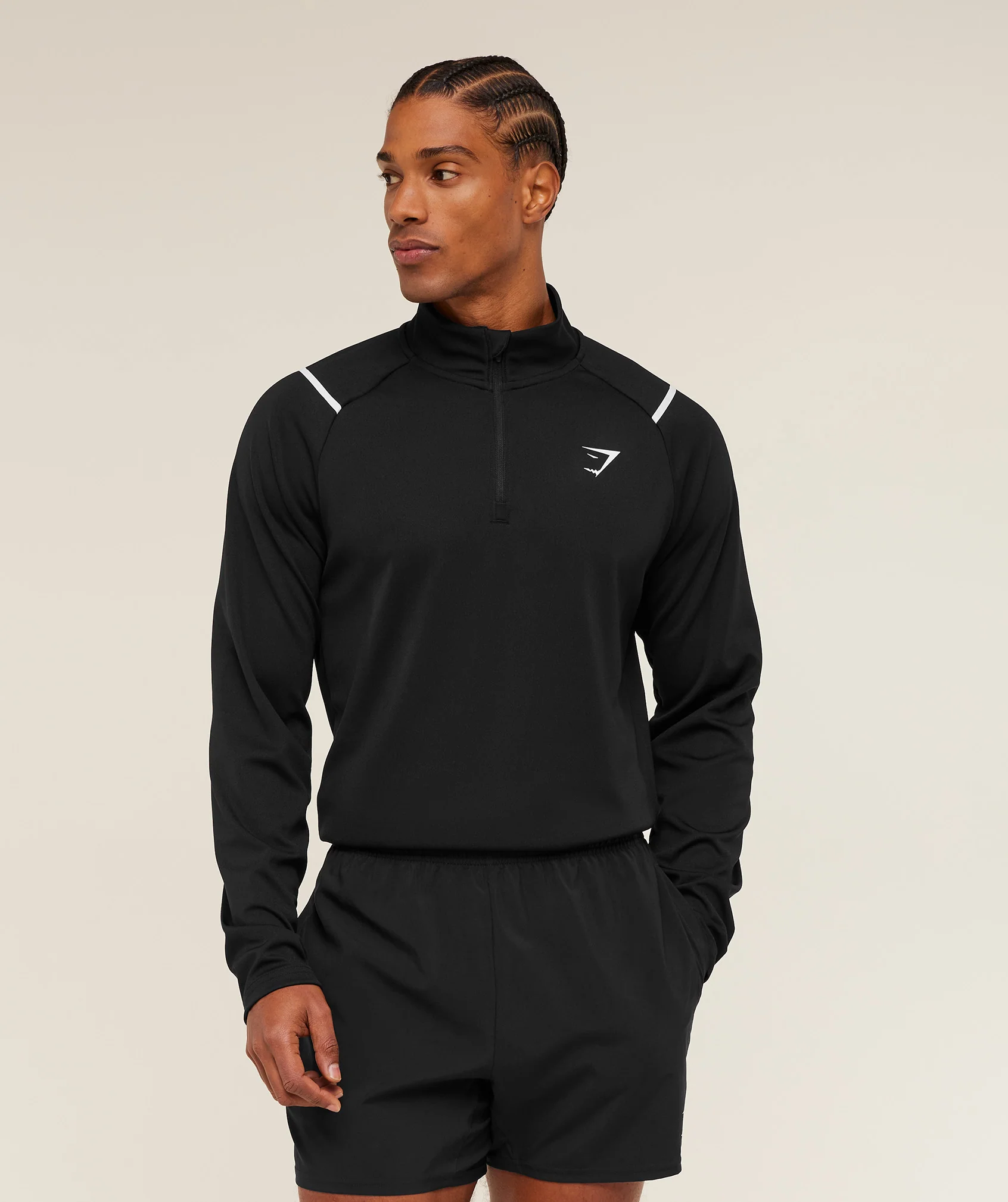 Gymshark Arrival Contrast 1/4 Zip Pullover for Training