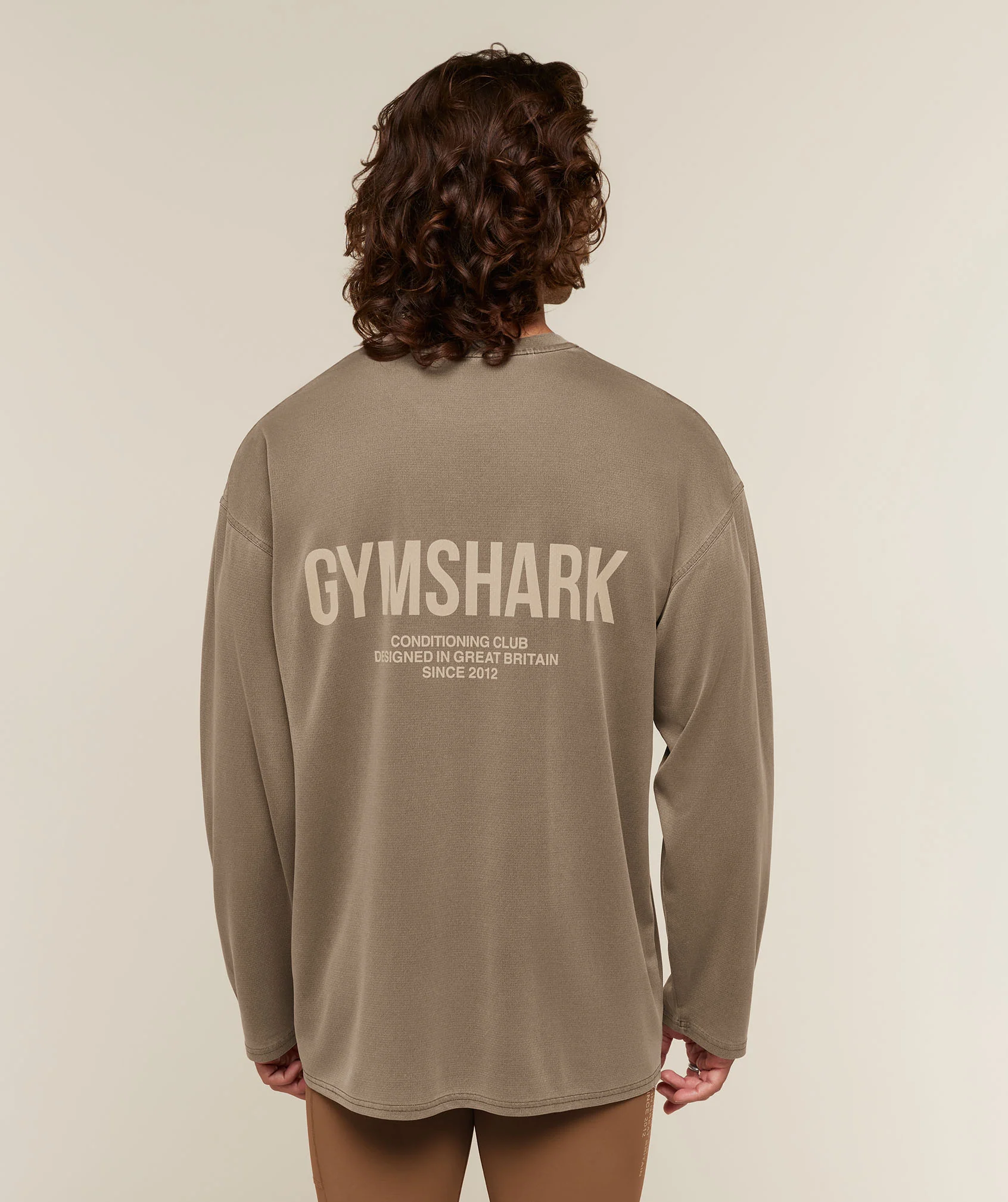 Conditioning Club Washed Long Sleeve T-Shirt Oversized
