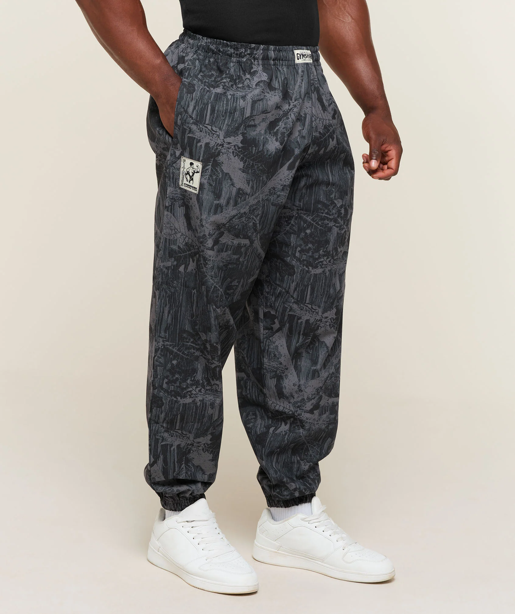 Pumper Pants with Cuffed Leg and Oversized Fit