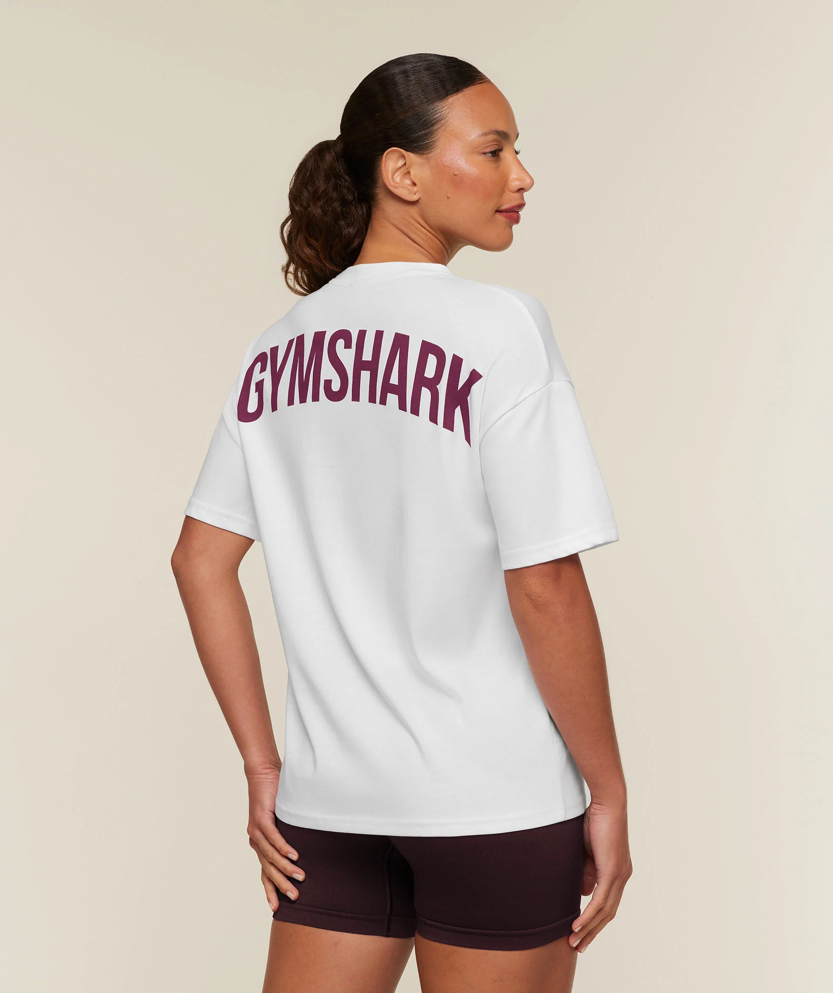 Power Oversized T-Shirt with Dropped Shoulders