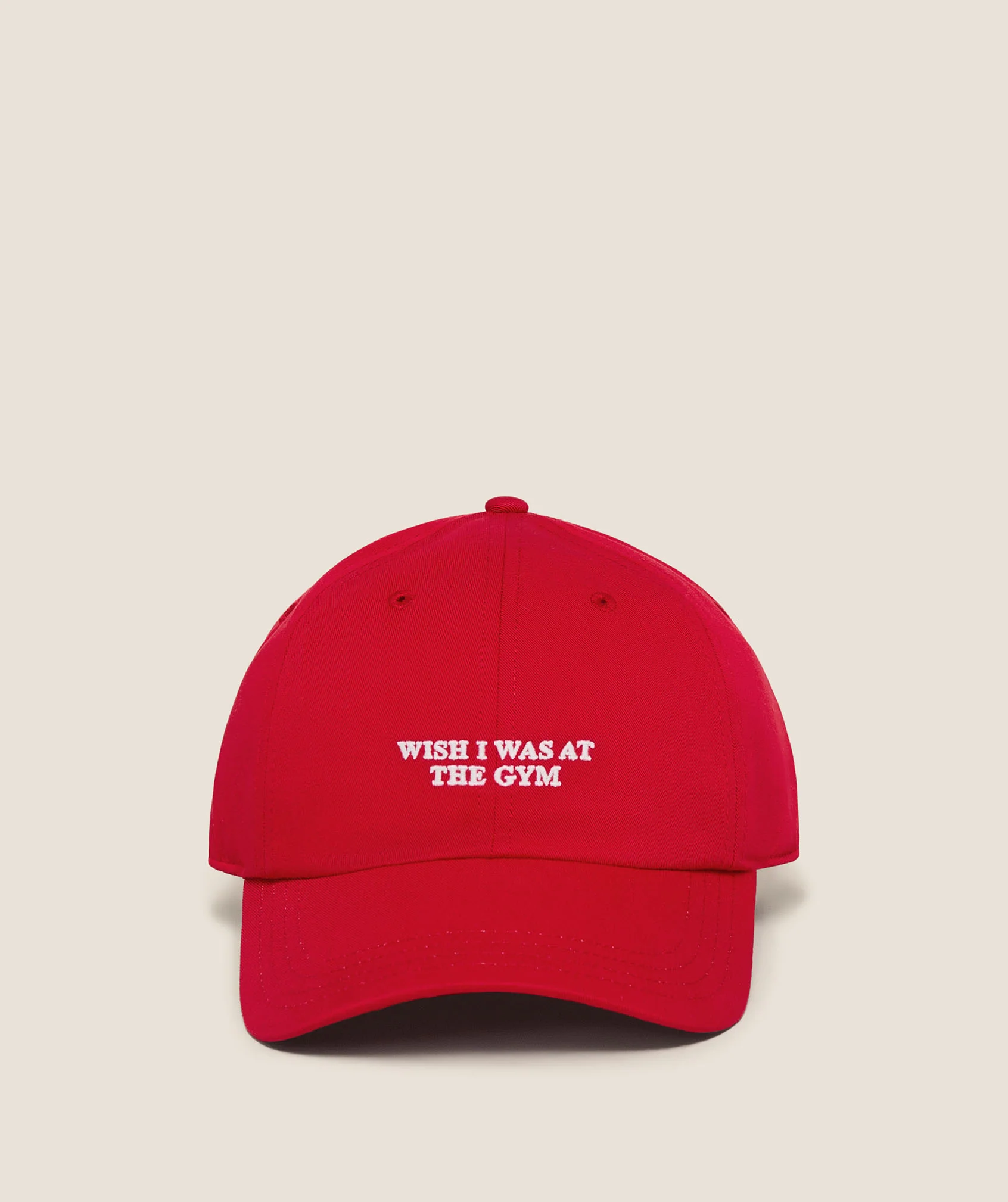 Gymshark Slogan Cap Adjustable Cotton Headwear for Gym and Rest Days