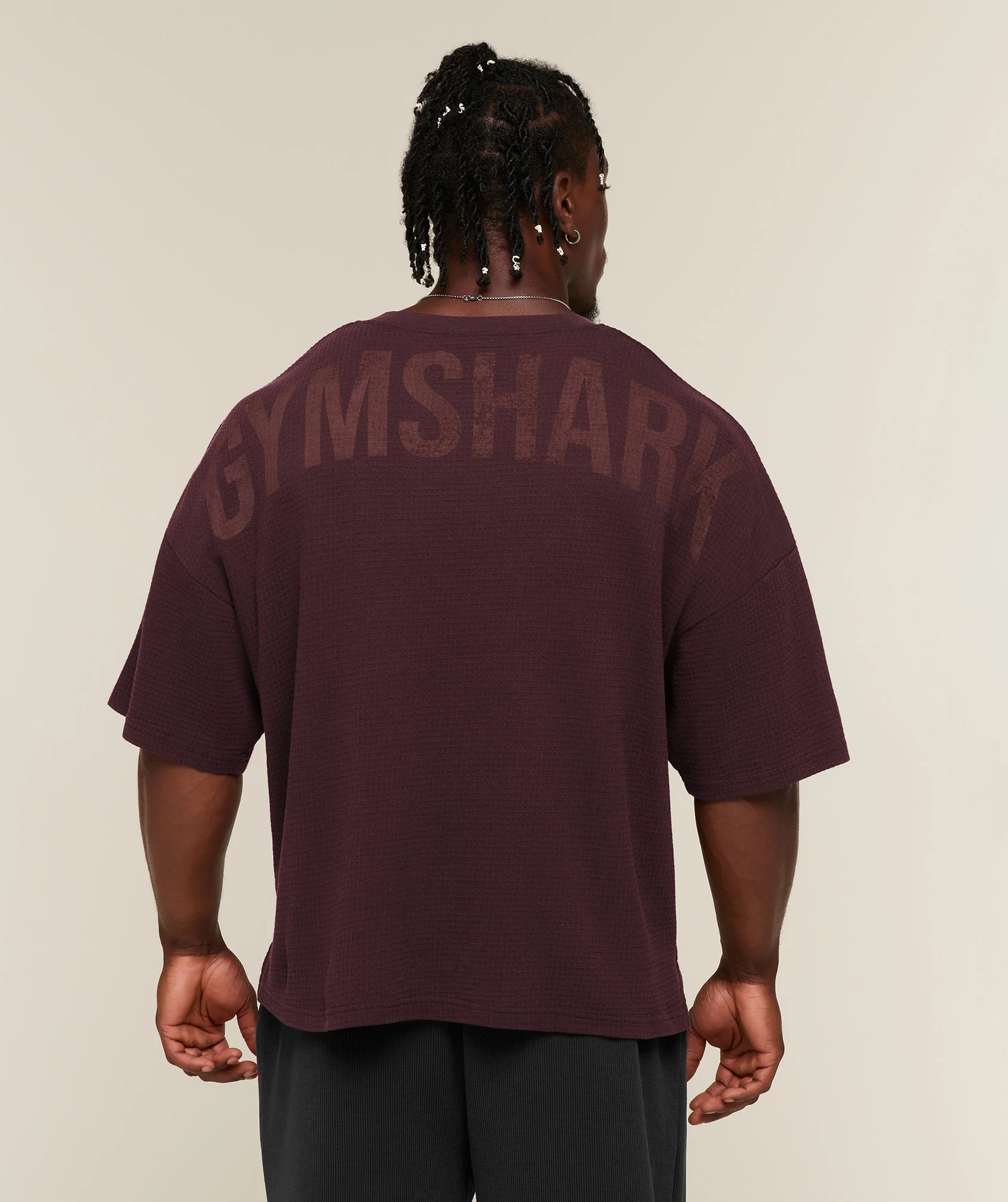 Gymshark x Sam Sulek Oversized Waffle T-Shirt