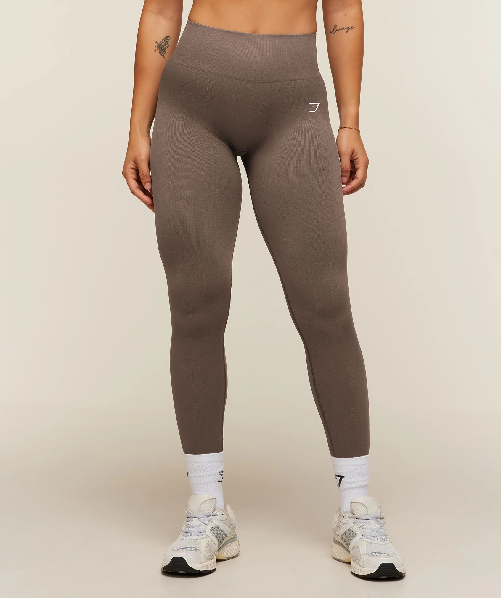 Gymshark Adapt Solid Leggings with High-Rise Waist and Soft Scrunch