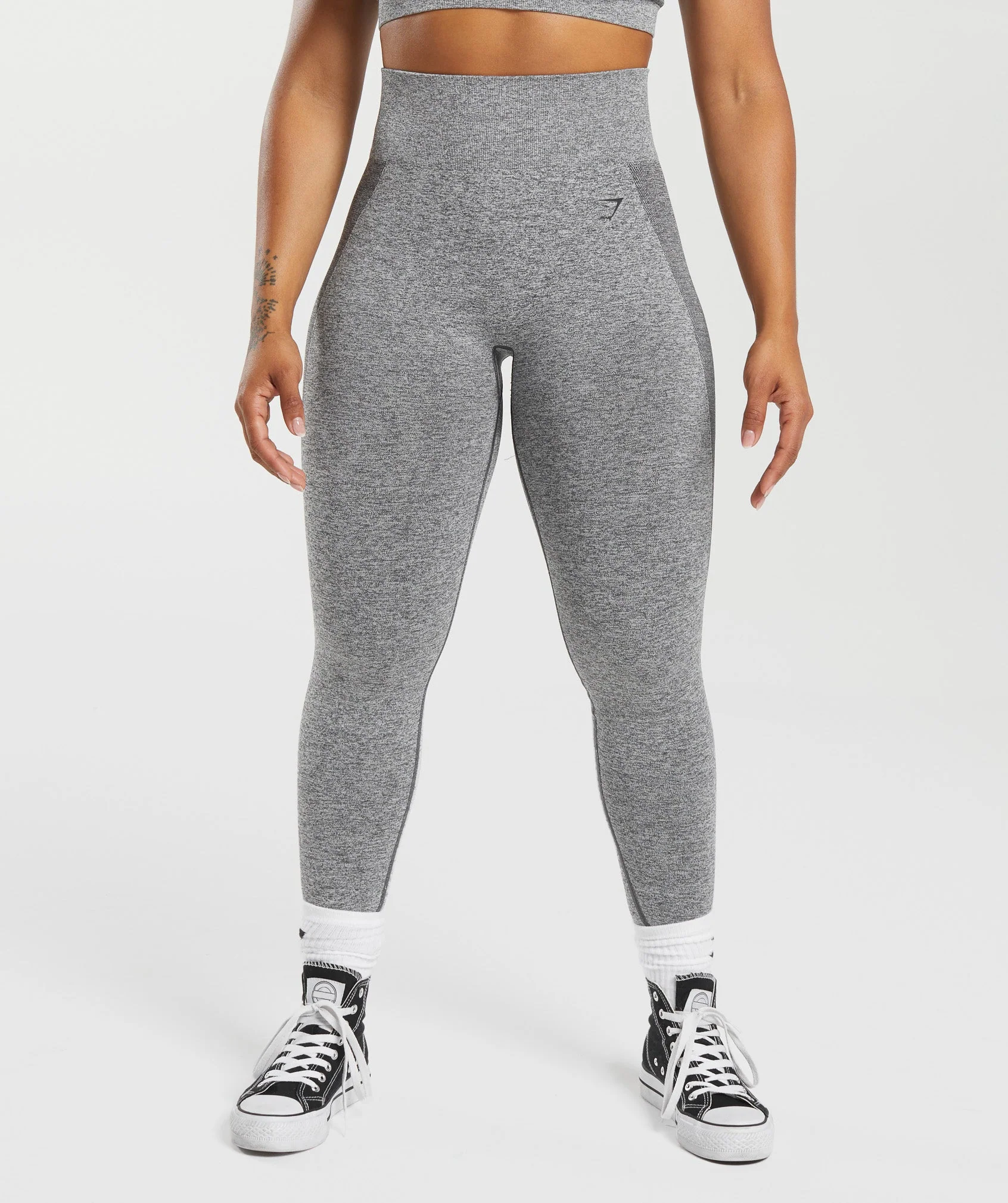 Gymshark Flex High Waisted Leggings in Charcoal Marl