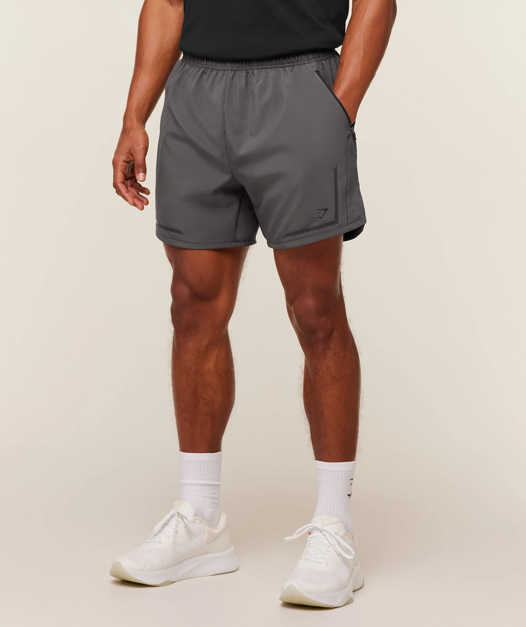 Gymshark Movement Sport 5" Gym Shorts in Grey