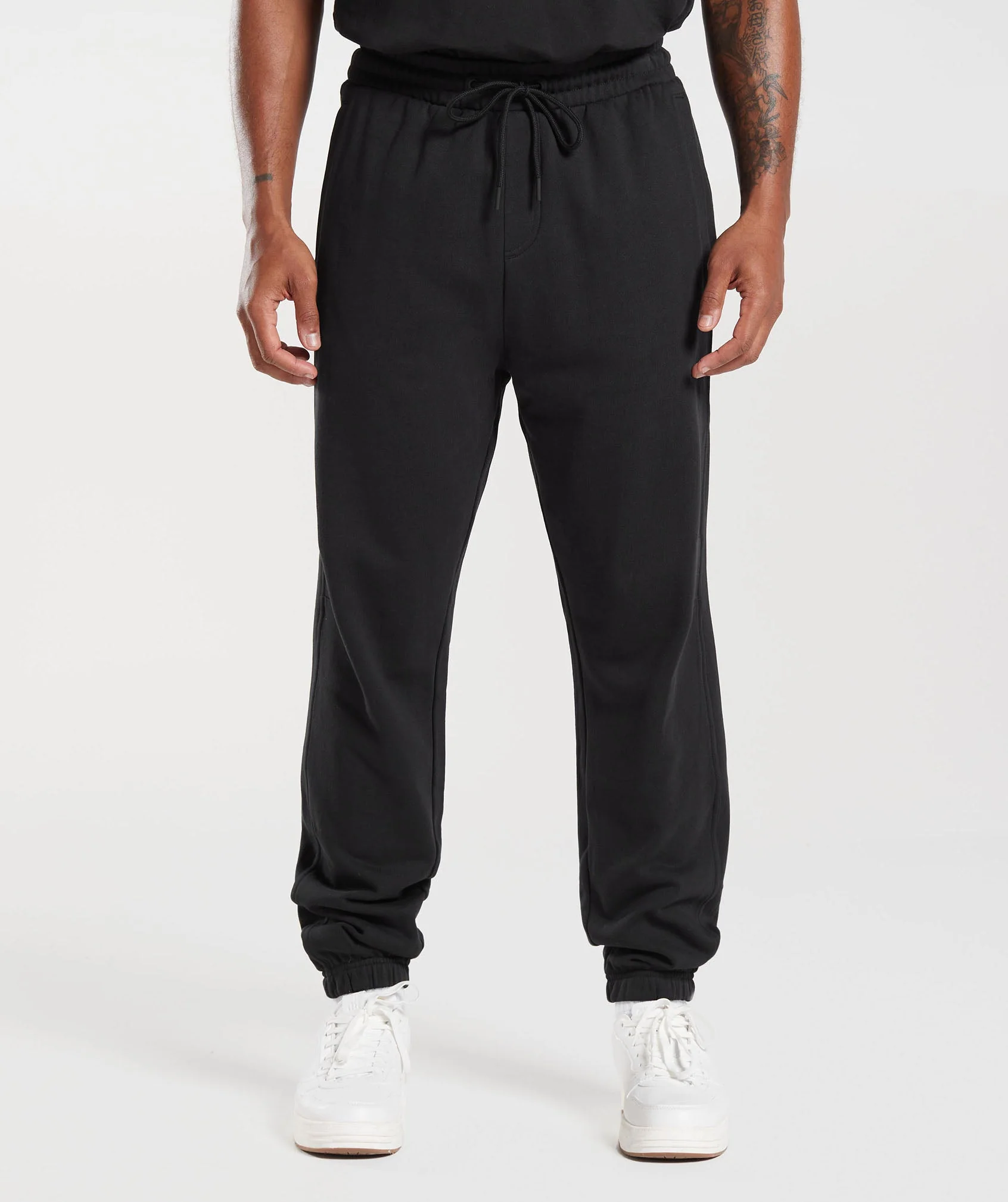 Gymshark Rest Day Pant in Black Heavyweight Cotton
