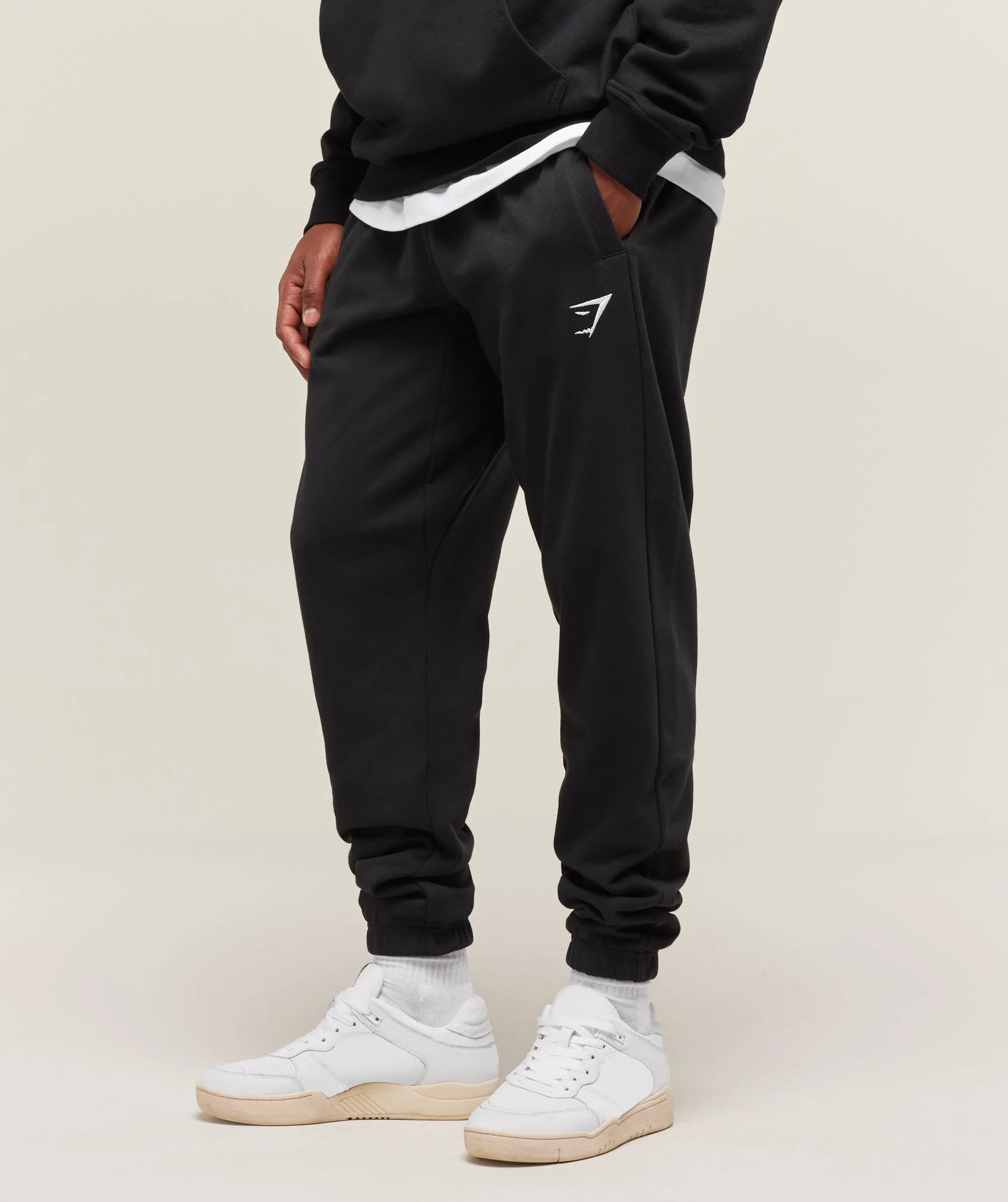 Essential Oversized Joggers in Black