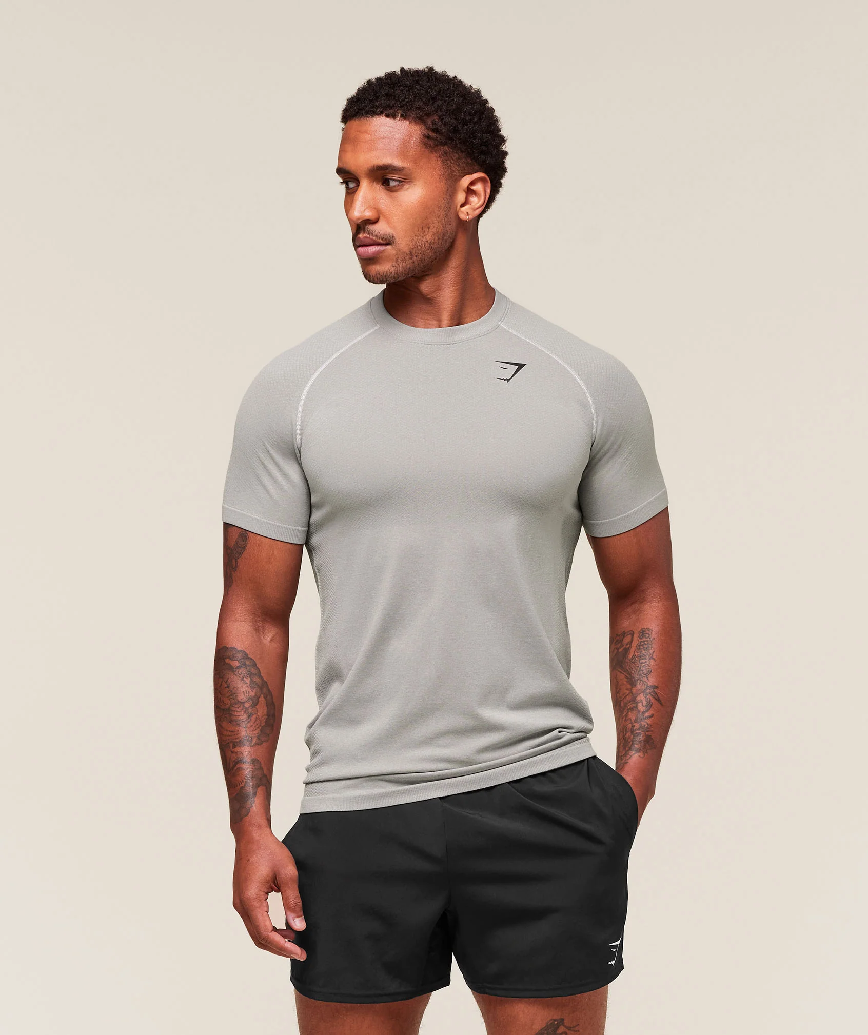 Gymshark Vital Seamless Gym T-Shirt with Sweat-Wicking Fabric