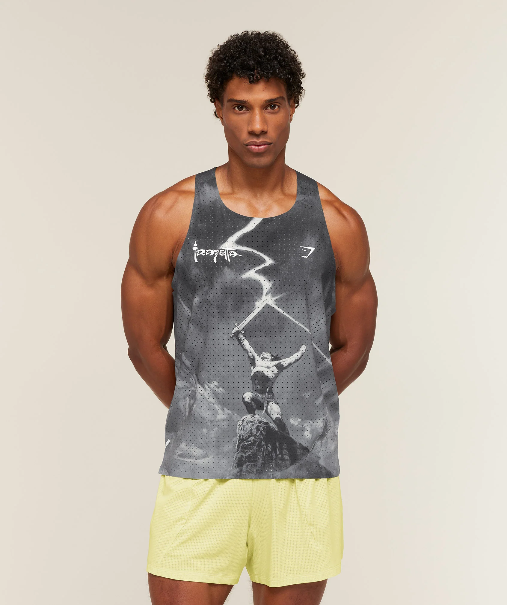 Gymshark x Frazetta x Run Club Tank with Warrior Graphic