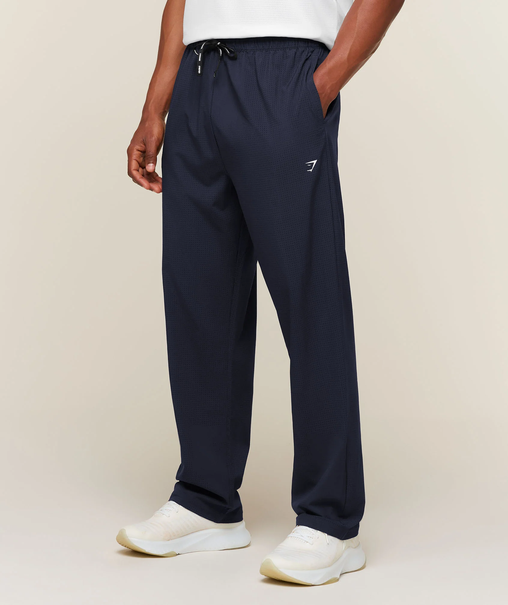 Gymshark Perforated Train Pants Lightweight Blue Training Pants