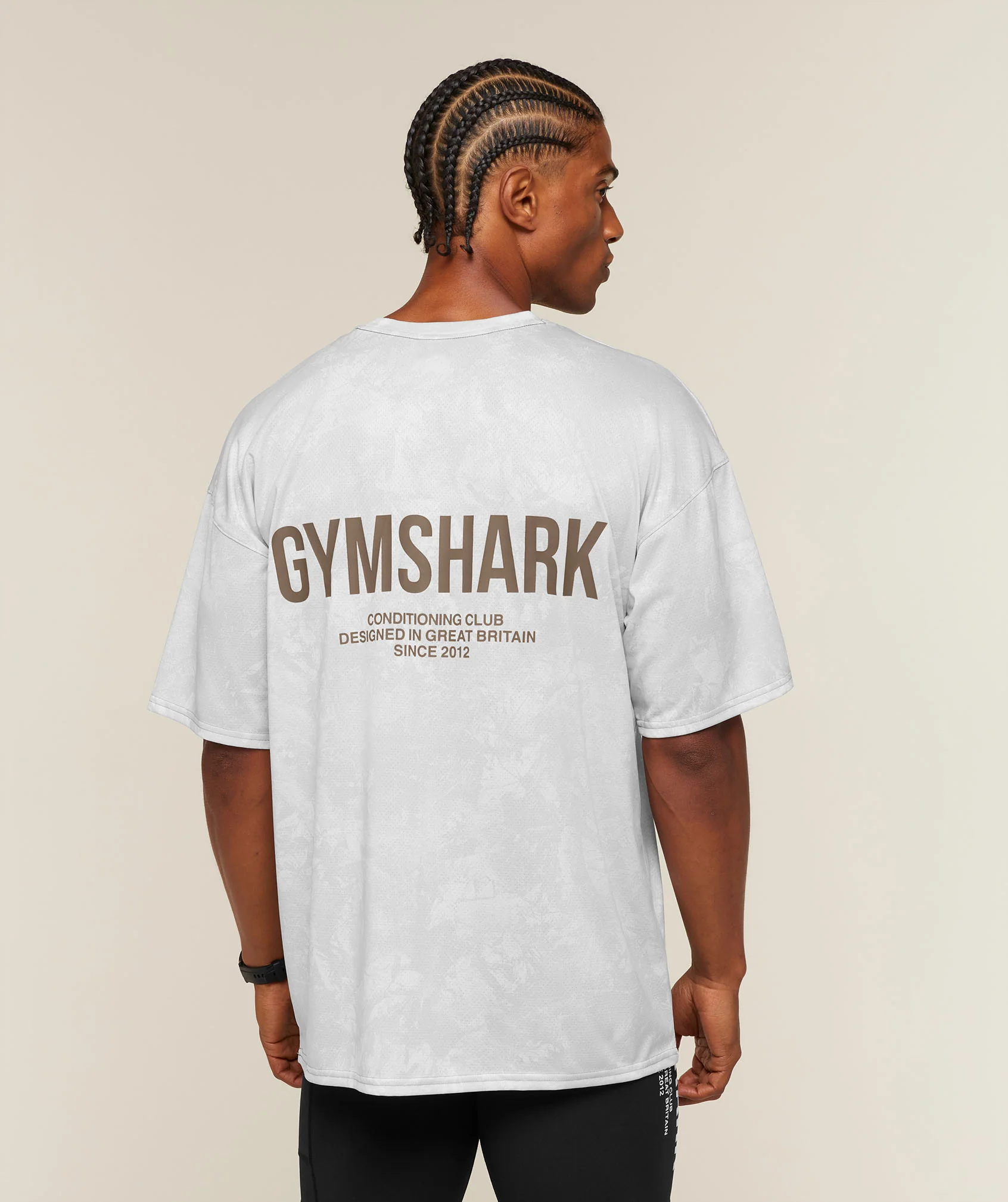 Gymshark Conditioning Club Oversized T-Shirt in Weiß