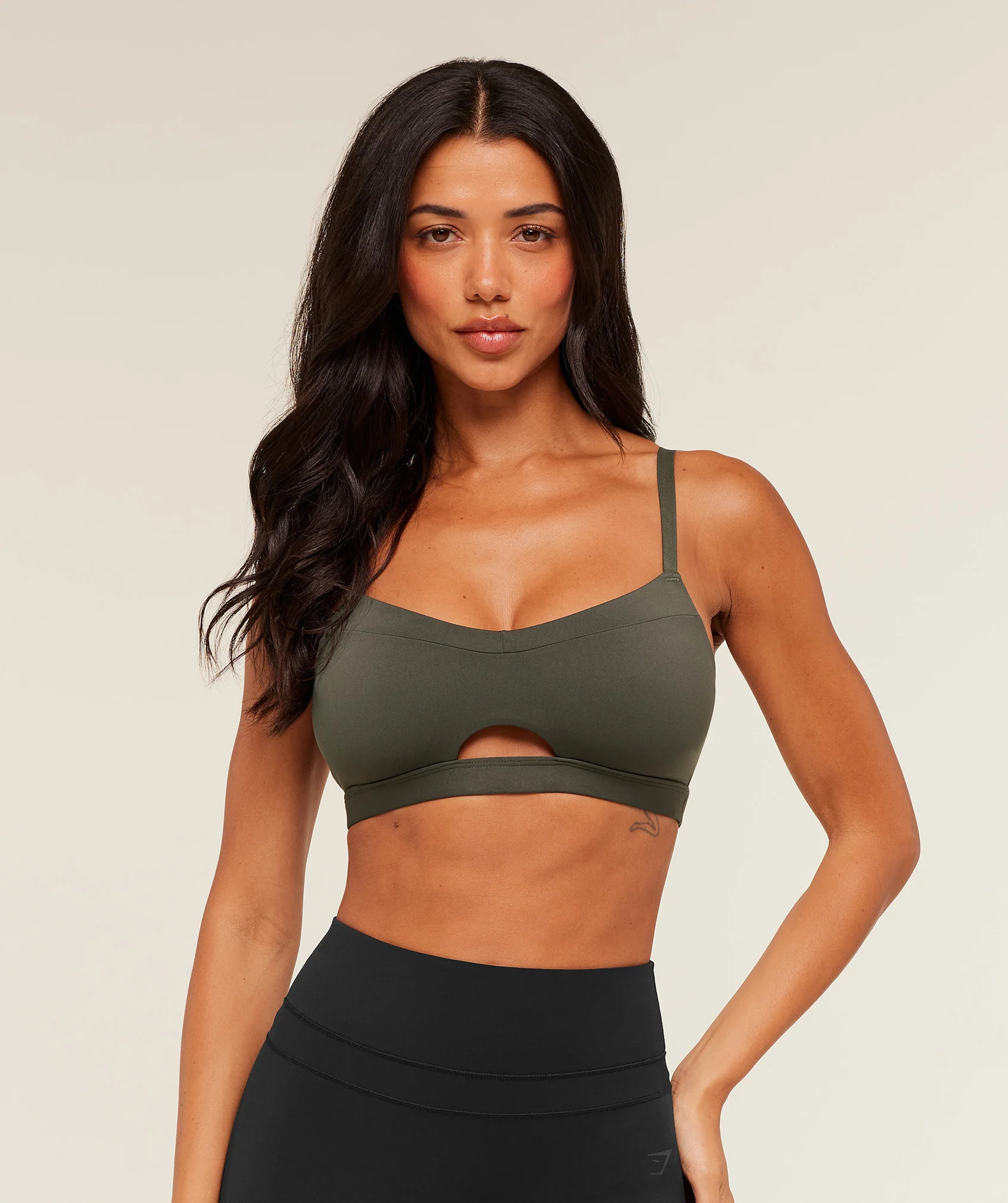Gymshark Balcony Peekaboo Sports Bra with Keyhole Cutout