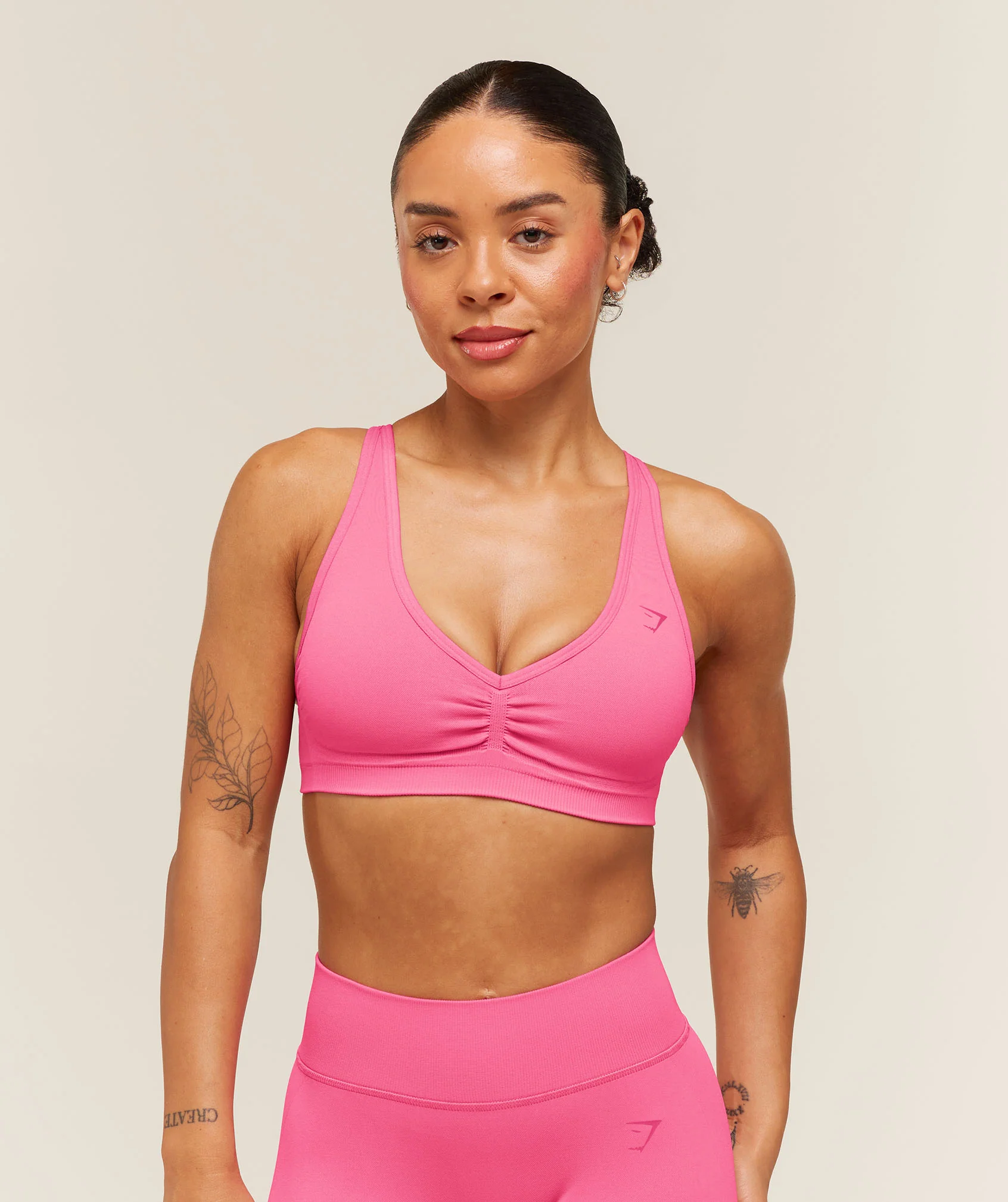 Lift Seamless Sports Bra Pink Light Support