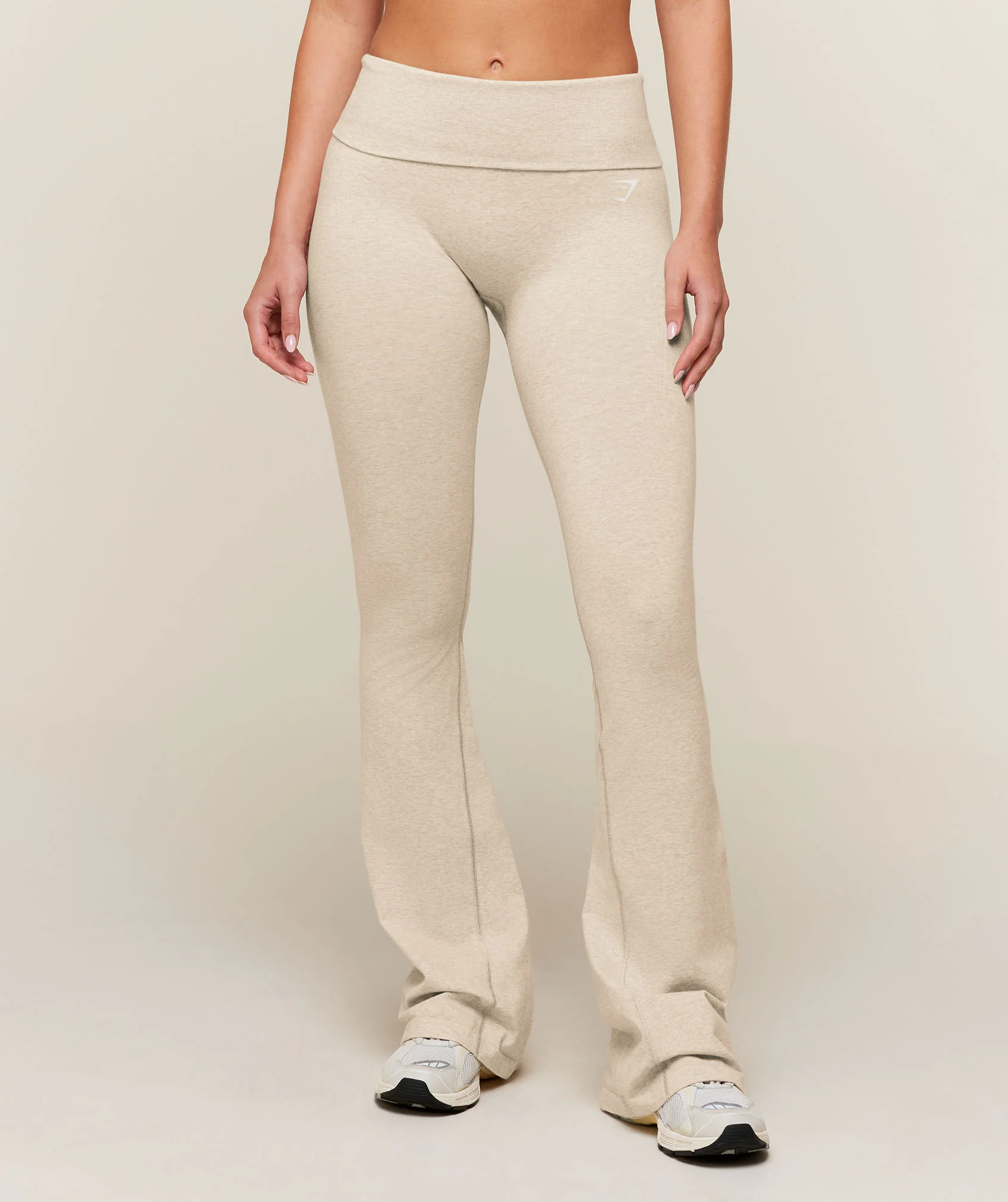 Gymshark CottonMove Flared Leggings Cotton-Blend Seamless Fit