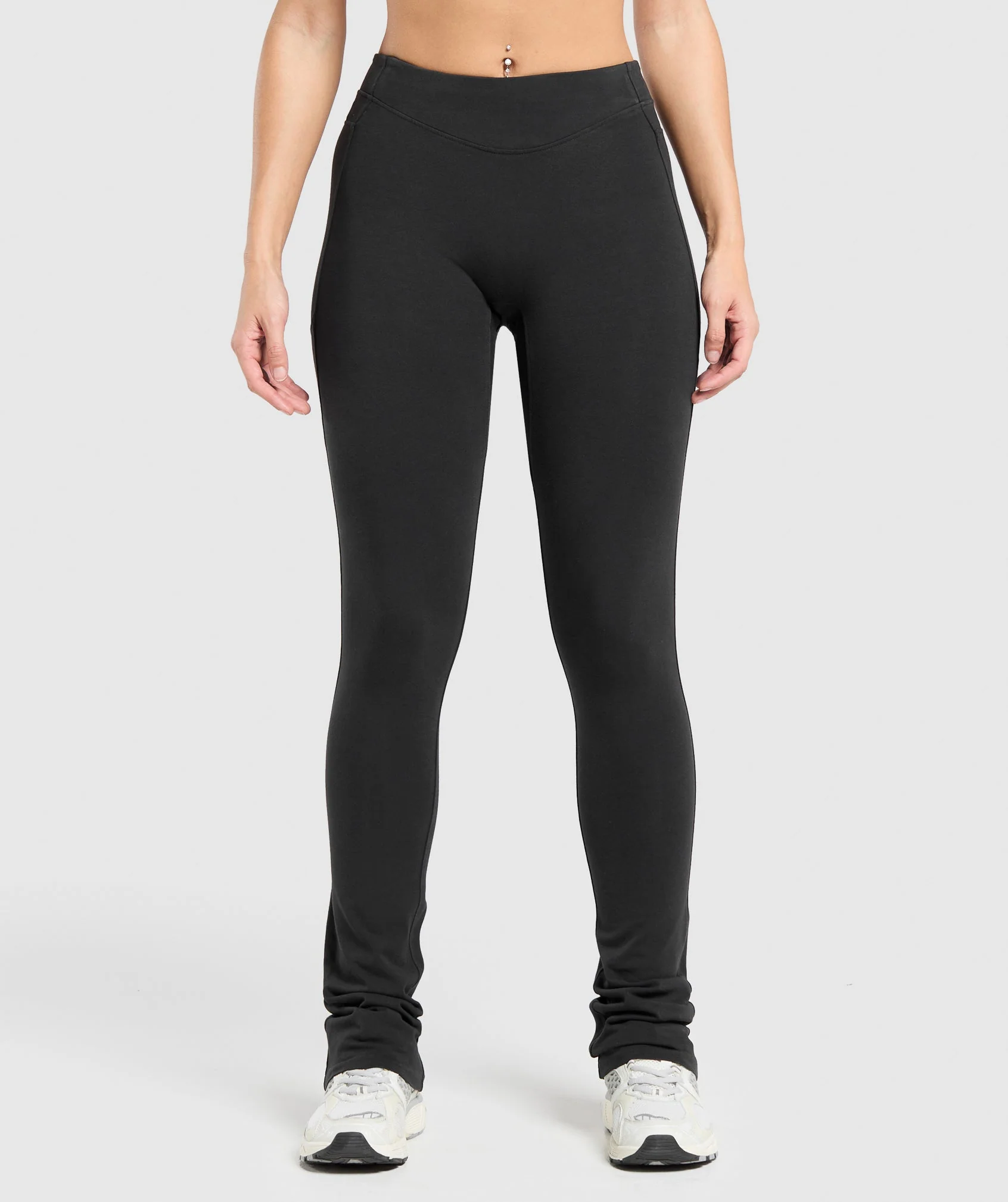 Gymshark Heavyweight Washed Leggings, High-Waisted Acid Wash Style